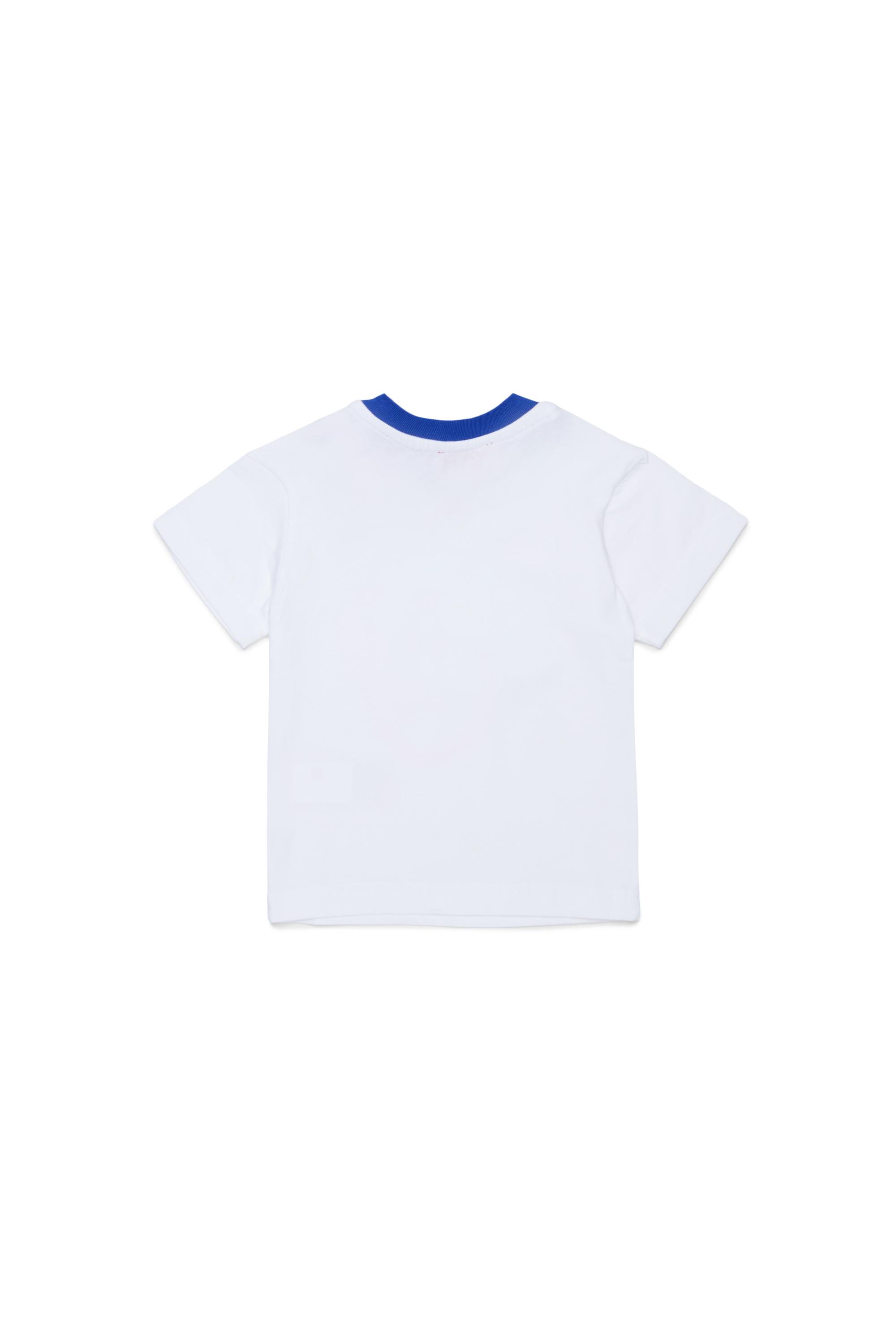 Diesel - TOKEYB, Man's Cotton T-shirt with monkey print in White - 2
