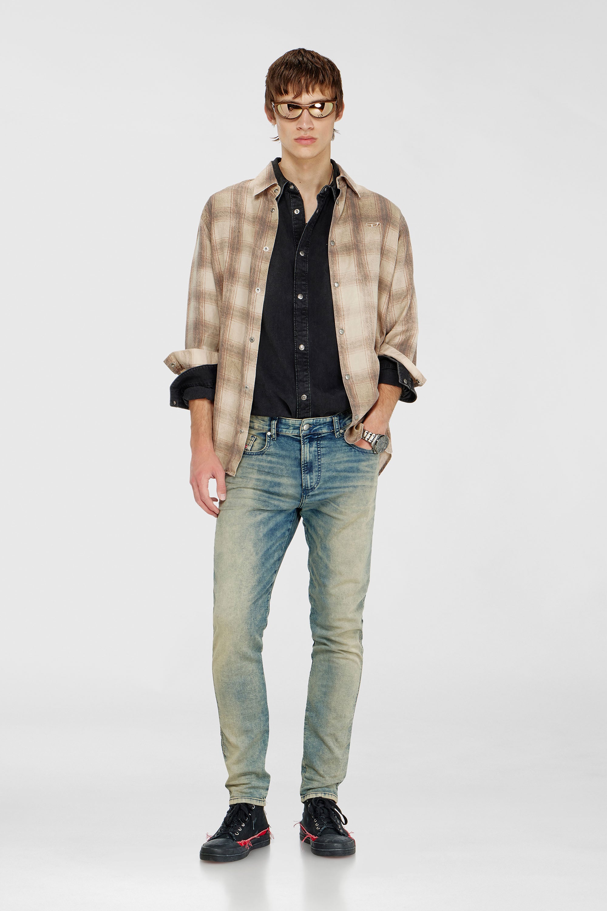 Diesel - Man's Slim 2062 D-Strukt Joggjeans&reg; 09P60, Medium blue - 2