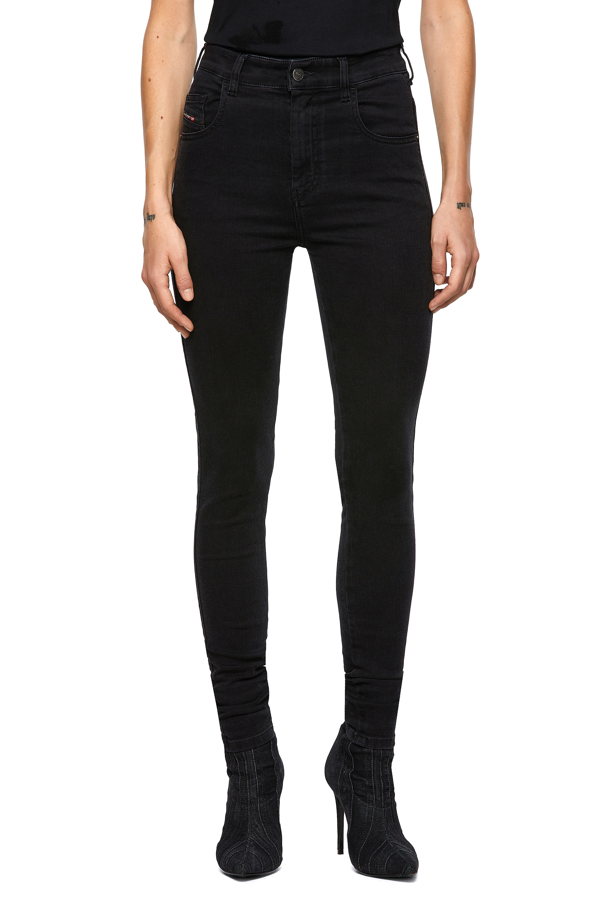 Slandy High 069VW, Black/Dark grey - Jeans