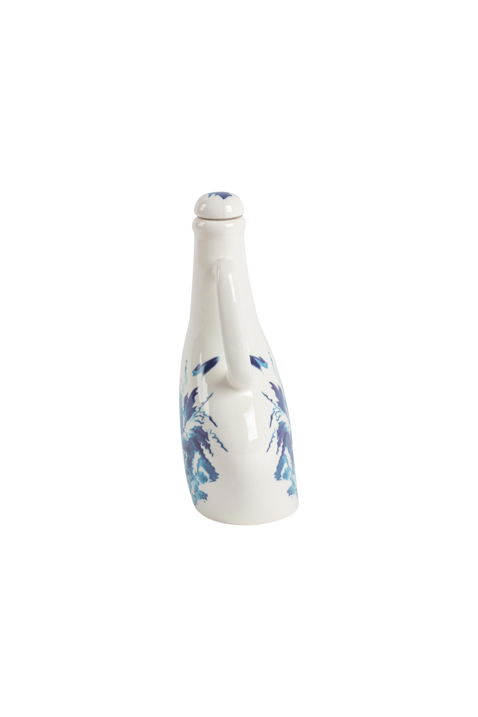 Diesel - 11286 PORCELAIN BOTTLE FOR SEASONING "CL, Unisex's Porcelain bottle for seasoning in White/Blue - 4