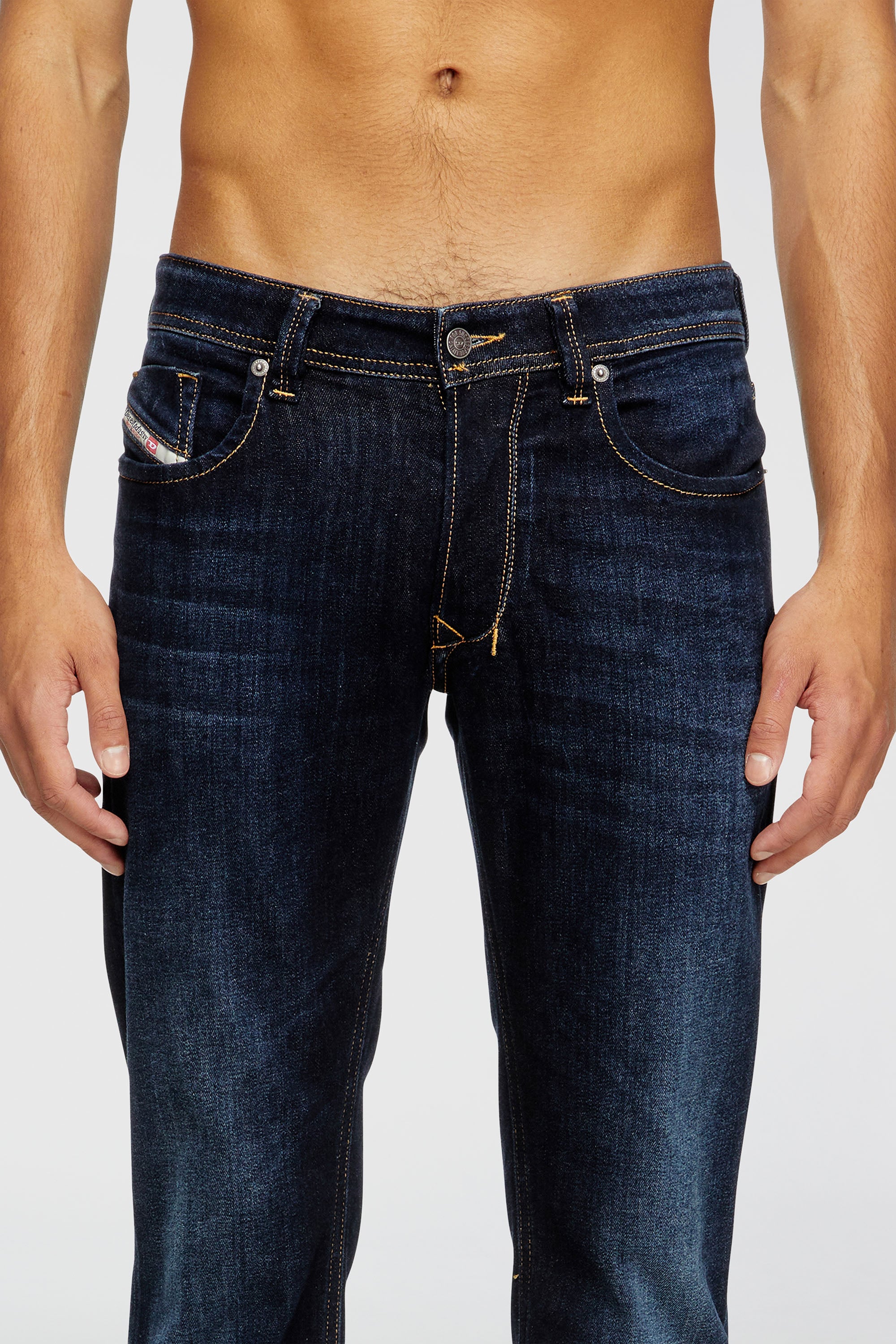 Diesel - Man's Regular Jeans 1985 Larkee 009ZS, Dark Blue - 5