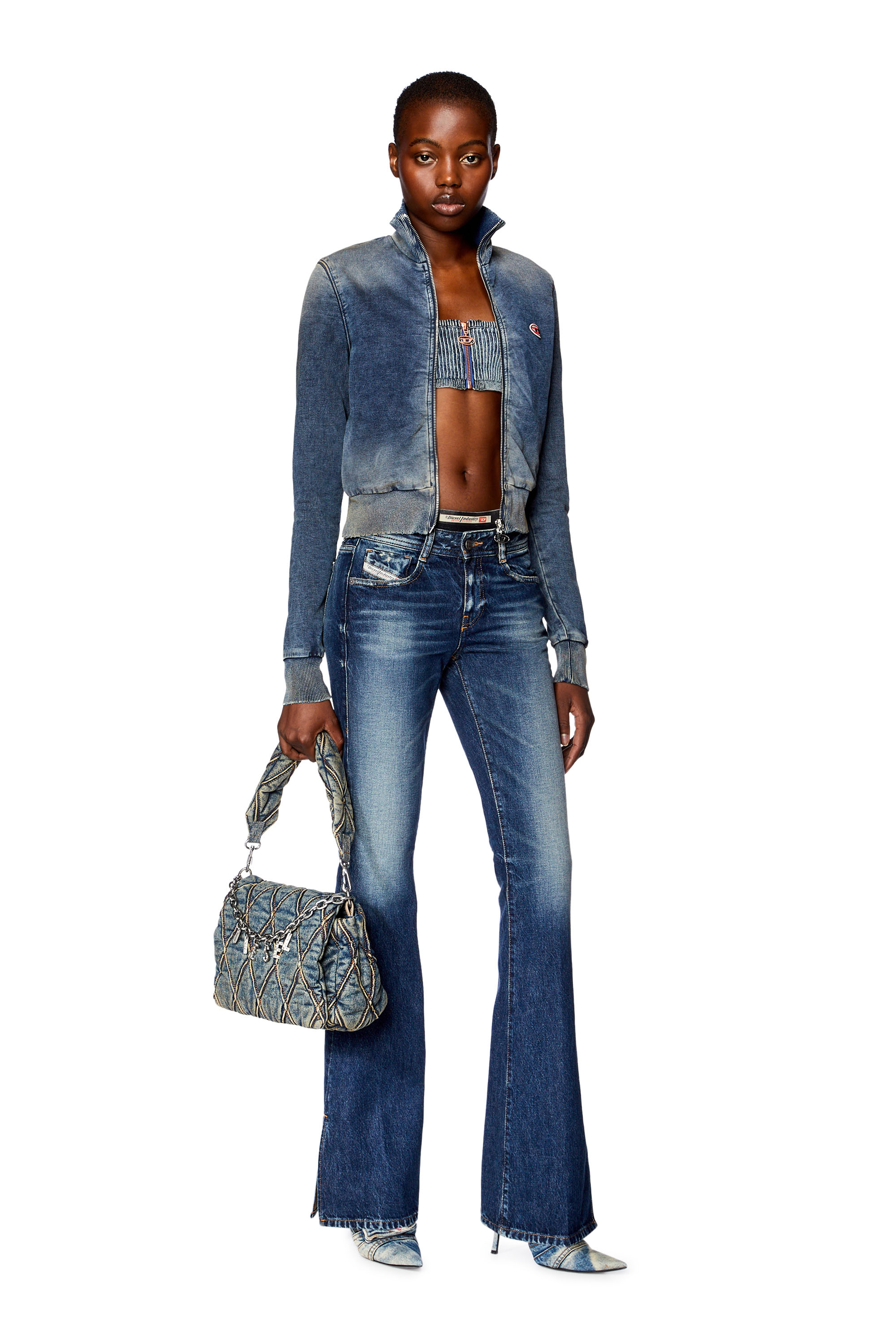 Diesel - Bootcut and Flare Jeans 1969 D-Ebbey 09G92, Dark Blue - Image 1