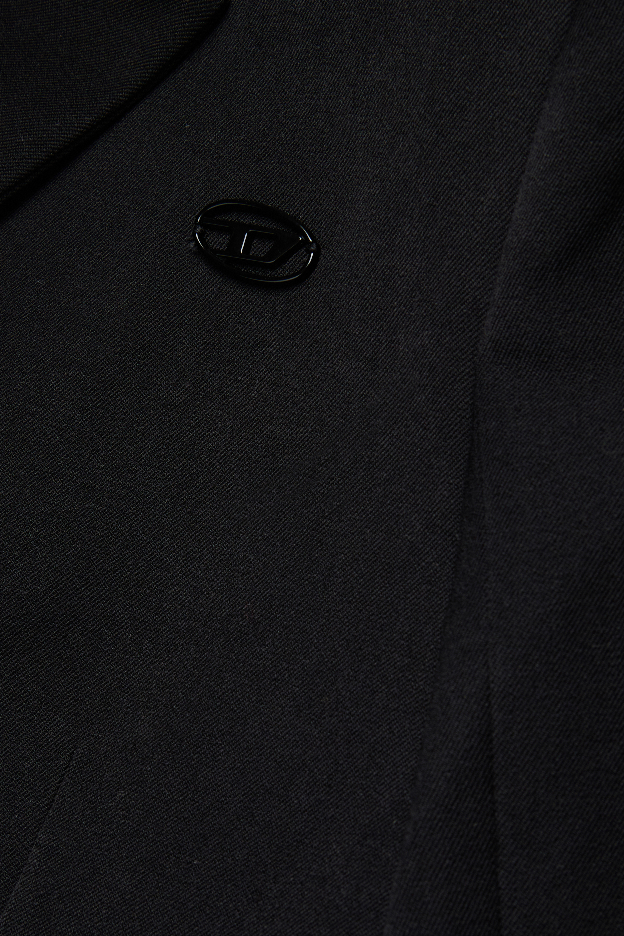 Diesel - JGMILLAP1, Woman's Short jacket with lapels in Black - 4