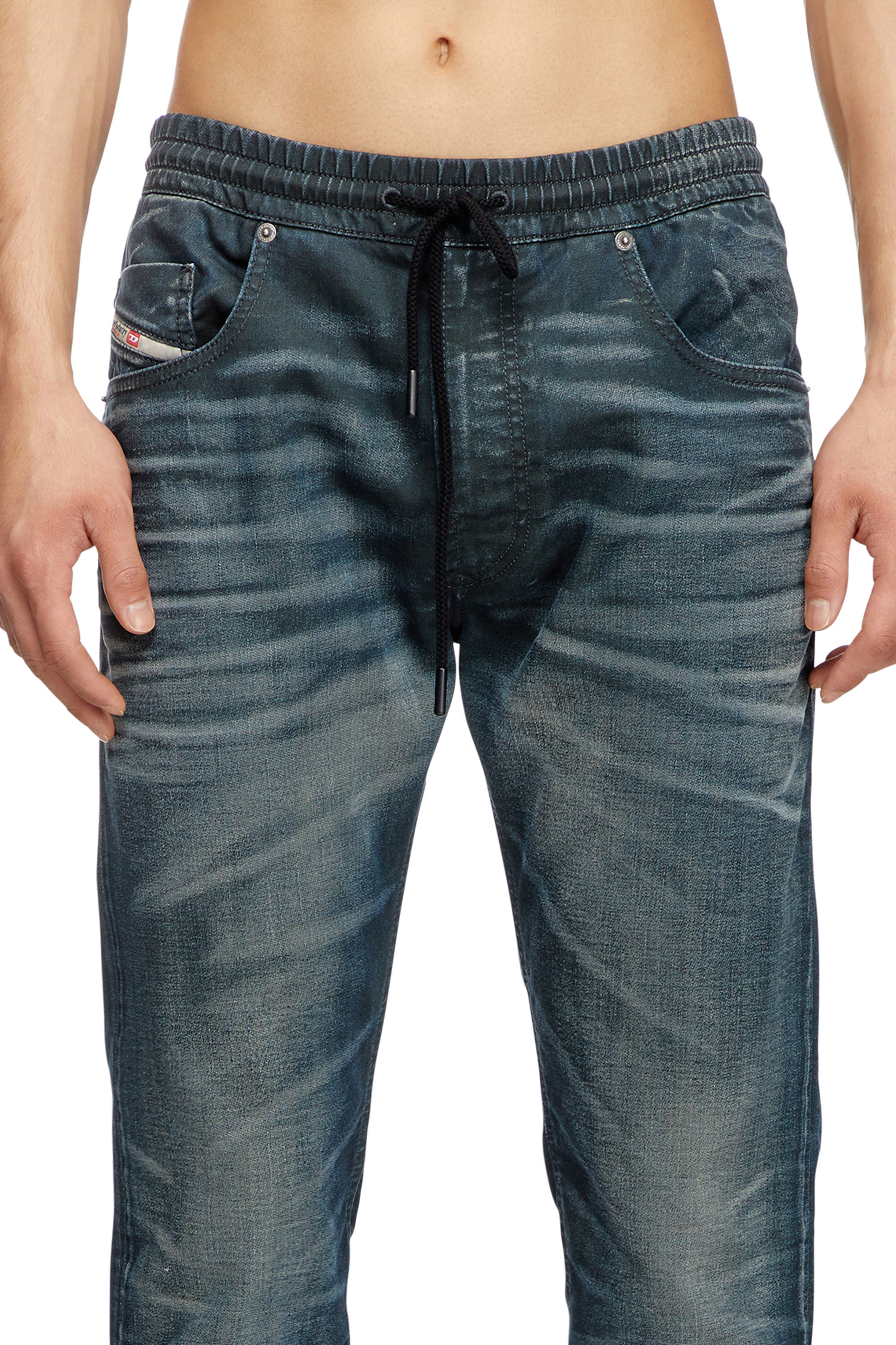 Diesel - Man's Regular 2030 D-Krooley Joggjeans® 068QK, Dark Blue - 5