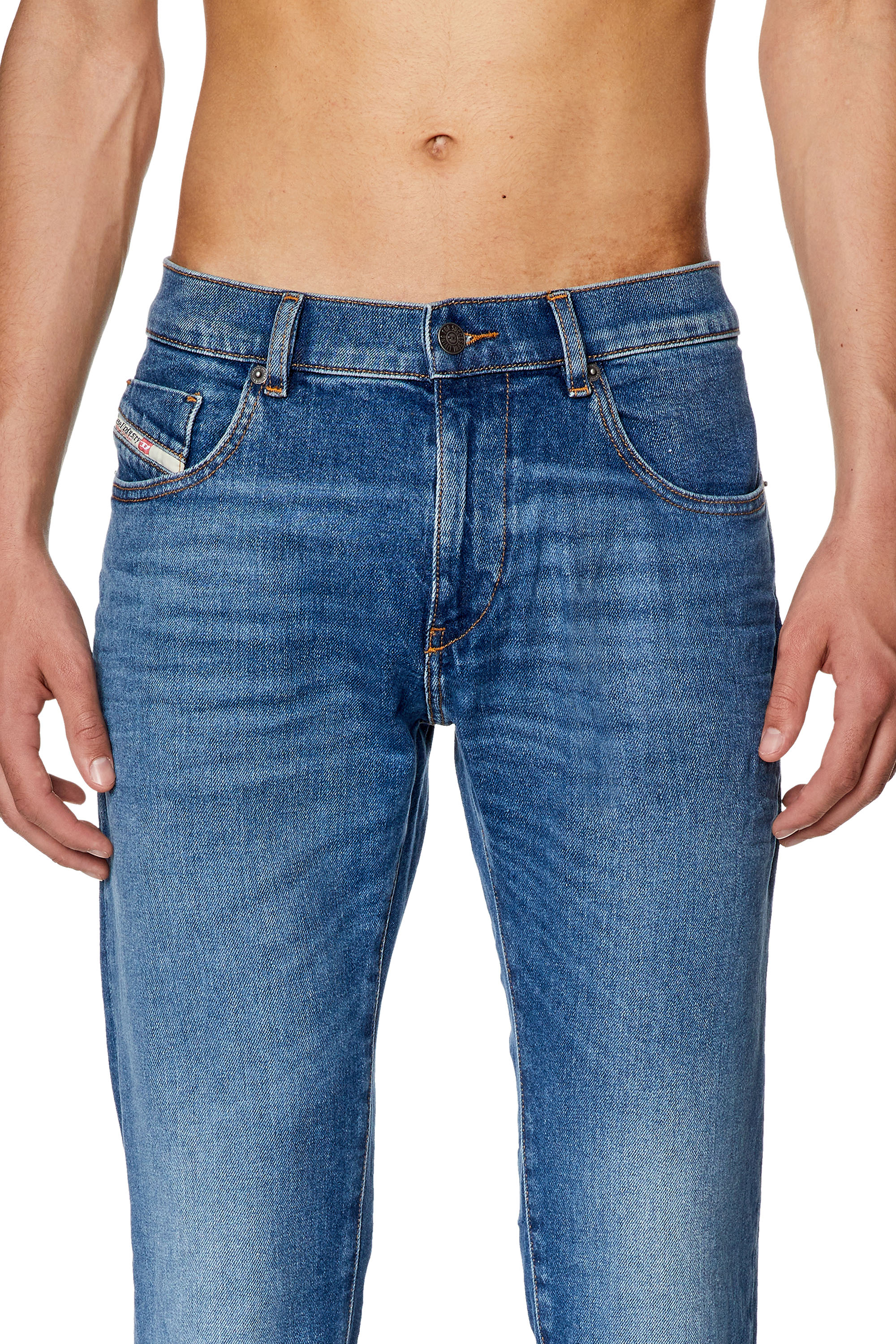 Diesel - Slim Jeans 2019 D-Strukt 0ENAT, Medium blue - Image 3