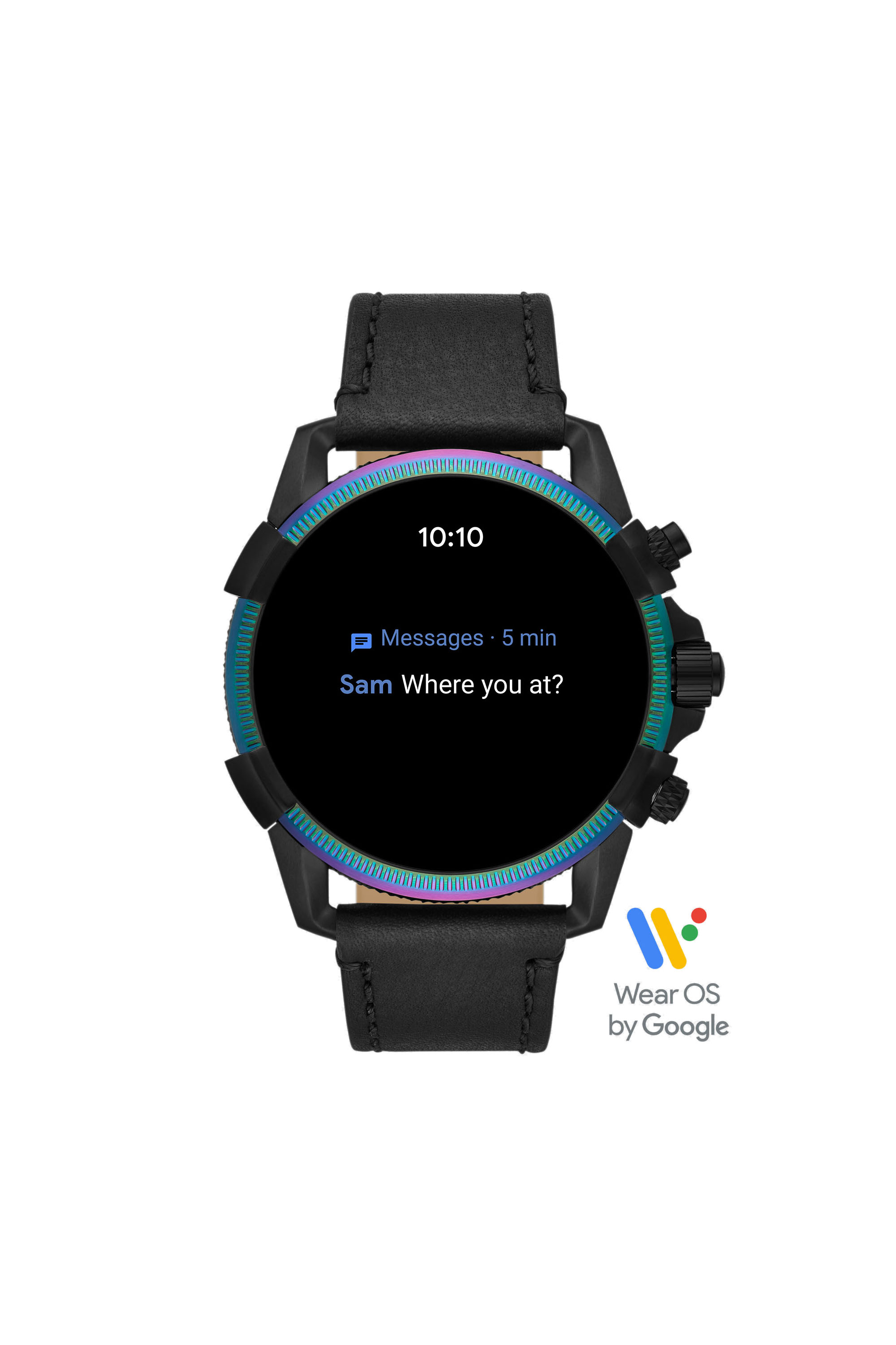 Diesel - DT2013, Man's Full Guard 2.5 Smartwatch - Black Leather in Black - 5