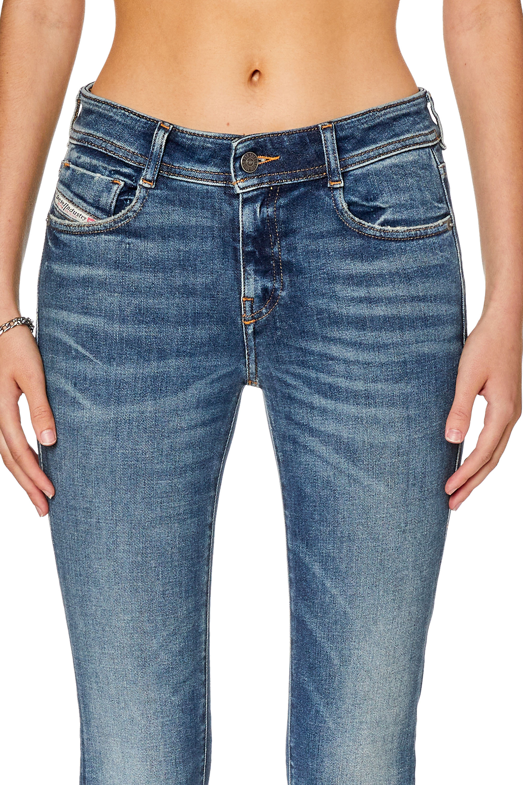 Diesel - Bootcut and Flare Jeans 1969 D-Ebbey 09G71, Dark Blue - Image 4