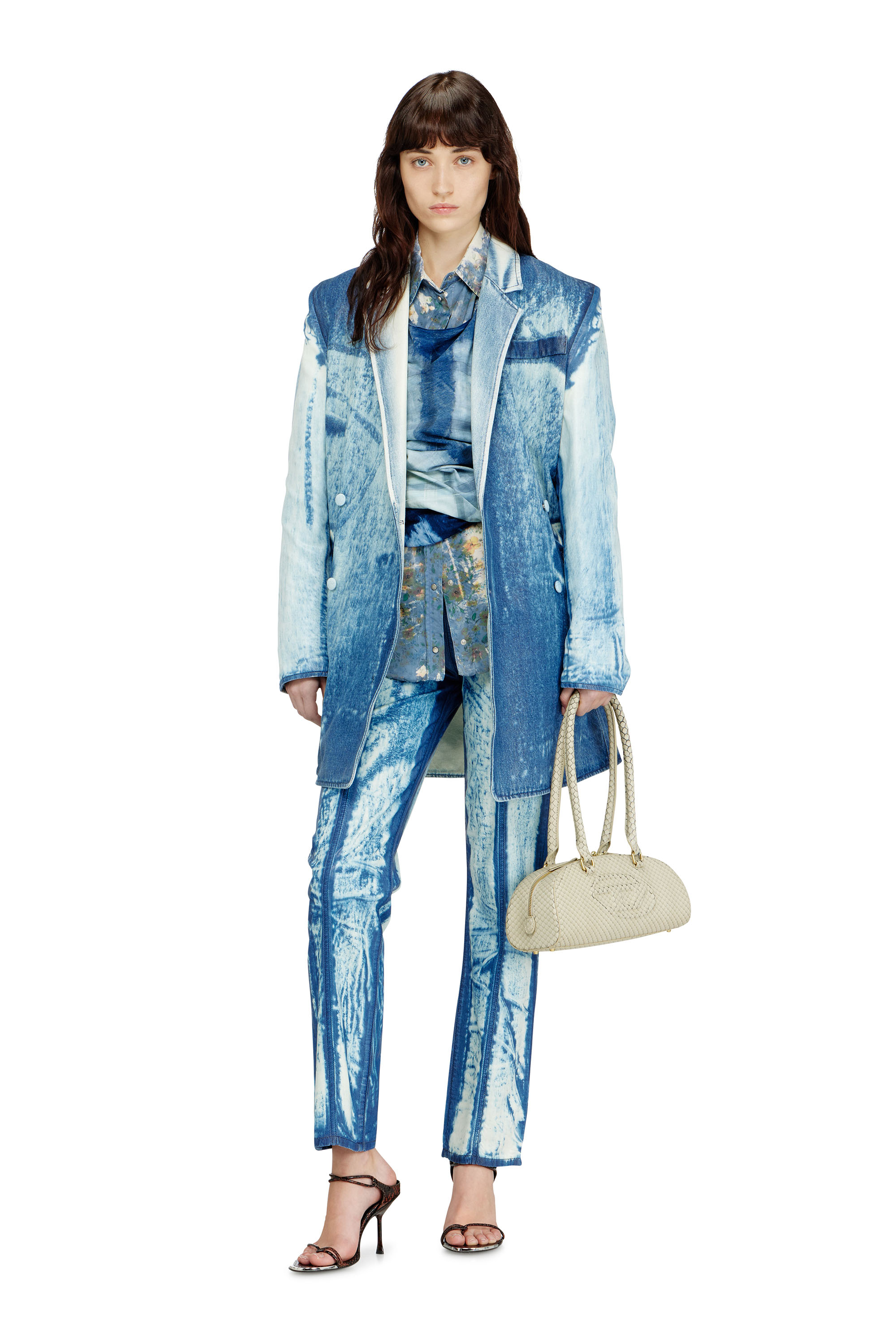 Diesel - Woman's Slim Jeans D-LYSAR 068XC, Medium blue - 2