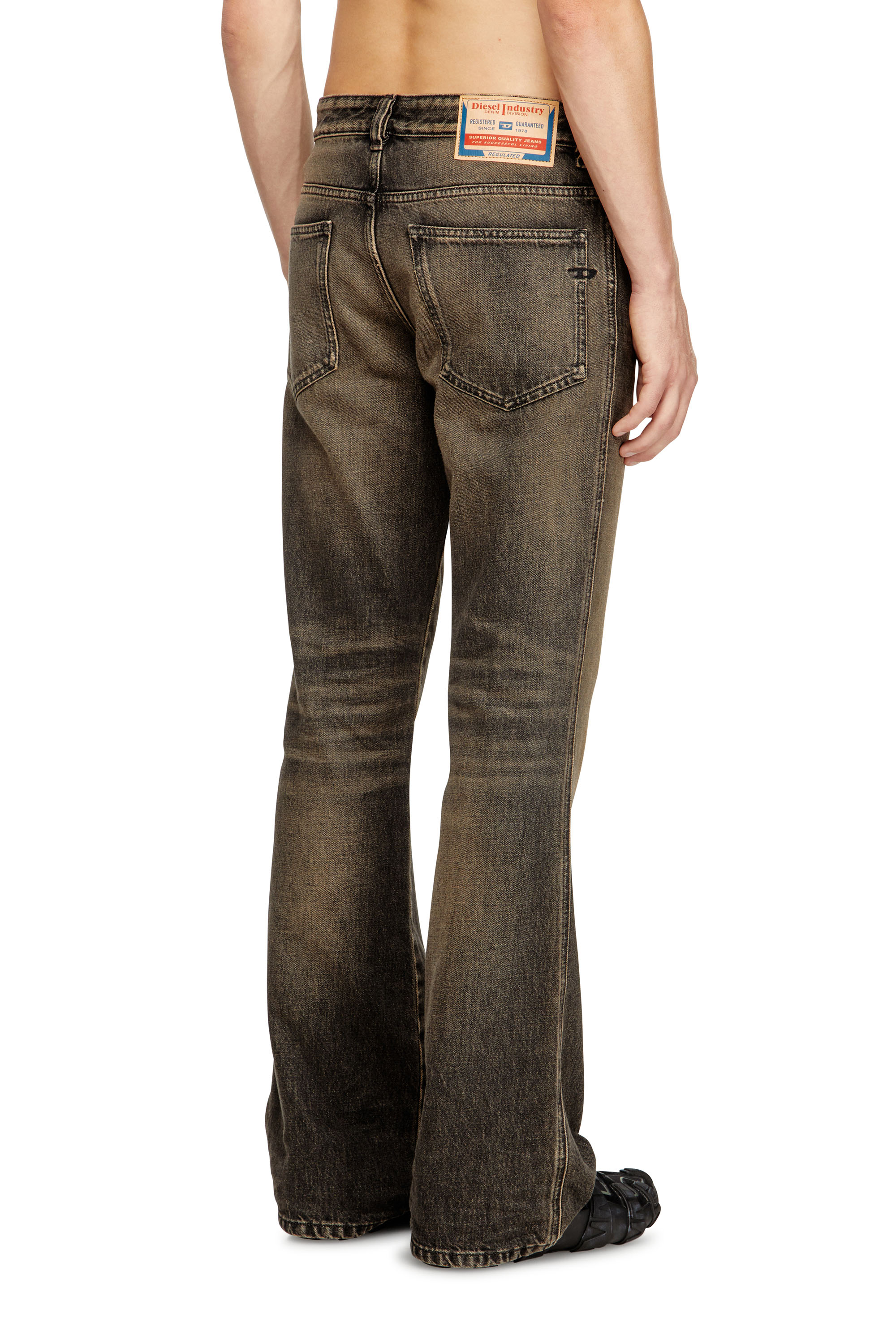Diesel - Man's Bootcut Jeans 1998 D-Buck 007AX, Black/Dark grey - 2