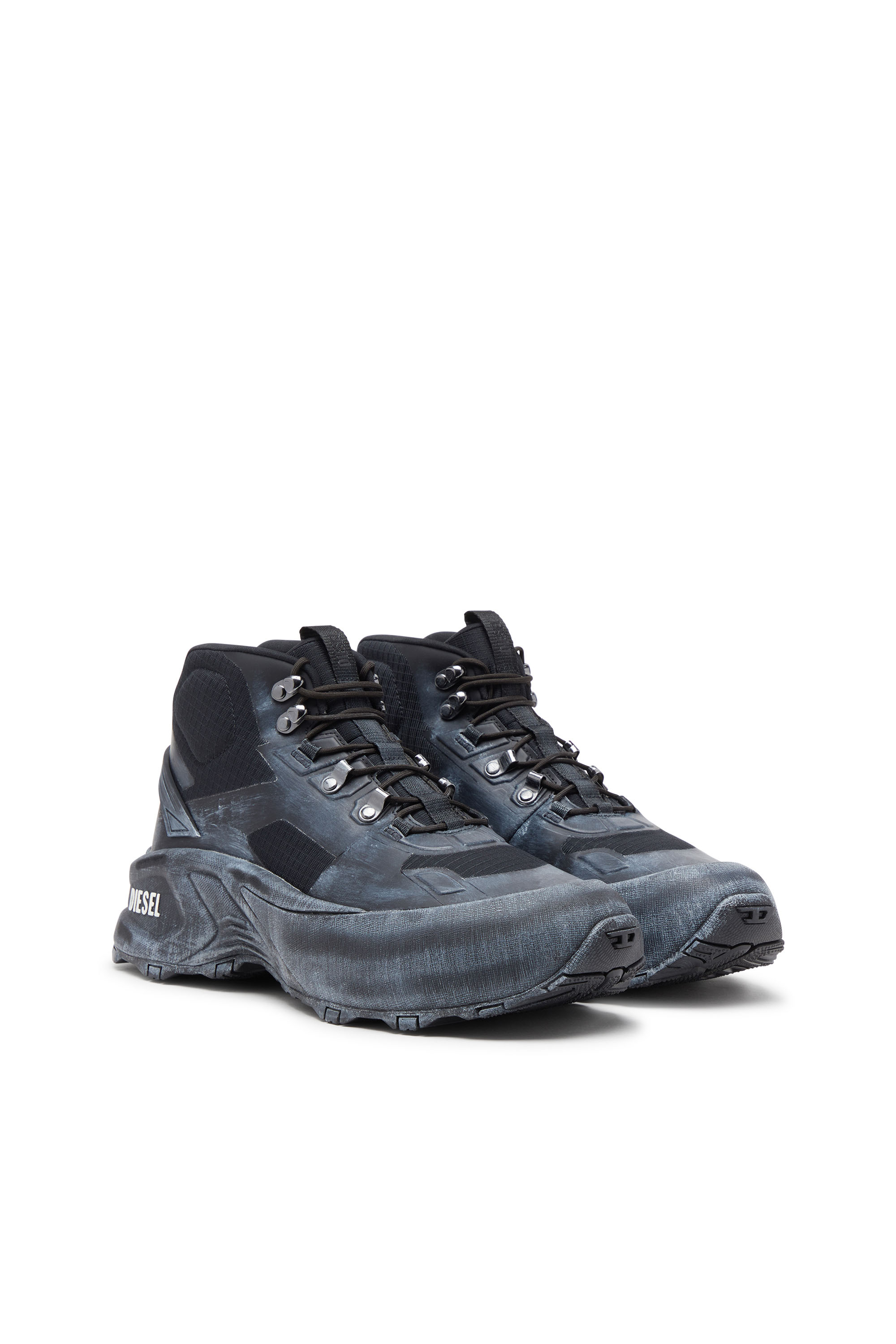 D-CAGE HIKING, Black Diesel - D-CAGE HIKING, Man's D-Cage Hiking - Sneakers in Black - 2