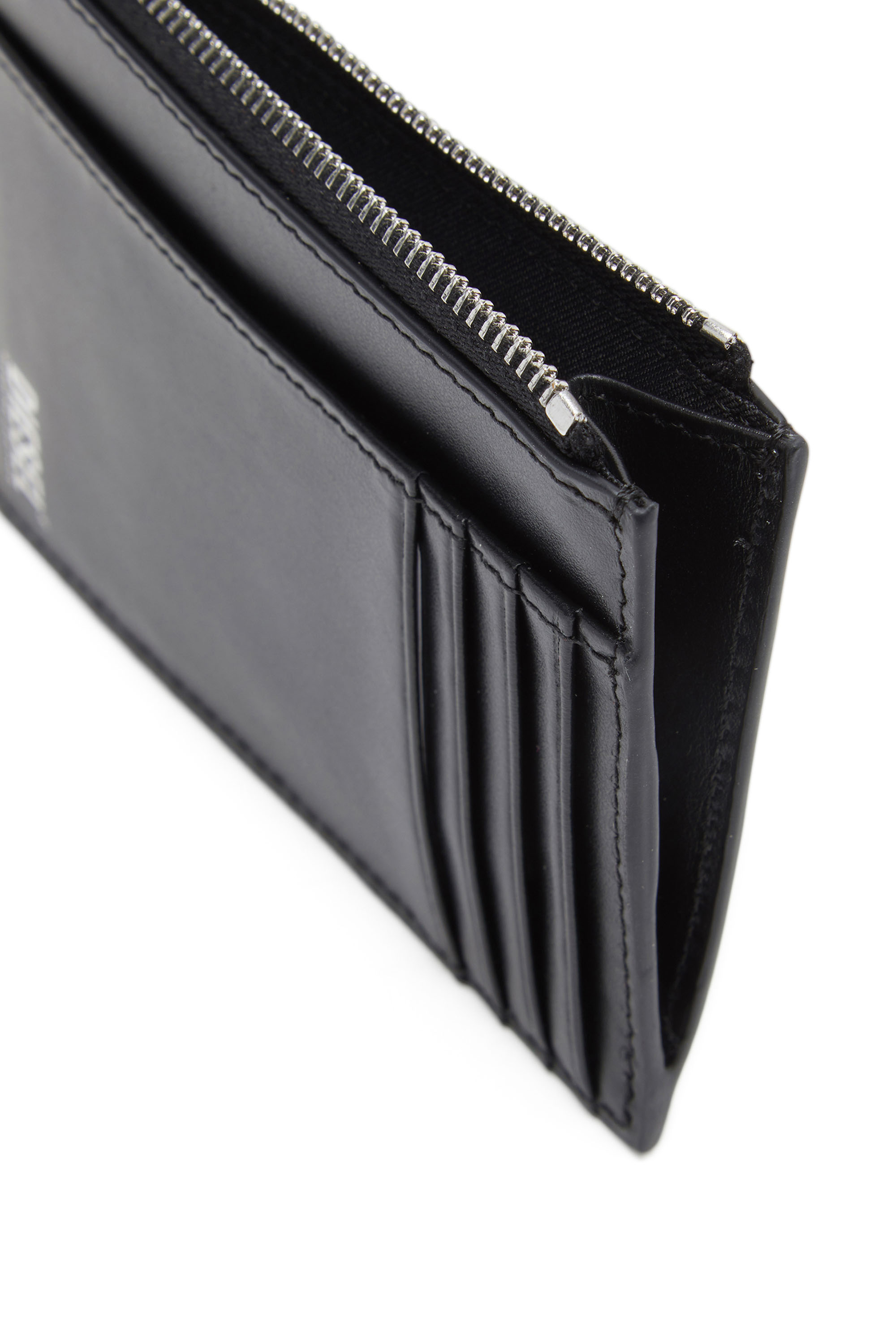 Diesel - 1DR CARD HOLDER I, Woman's Card holder in leather in Black - 3