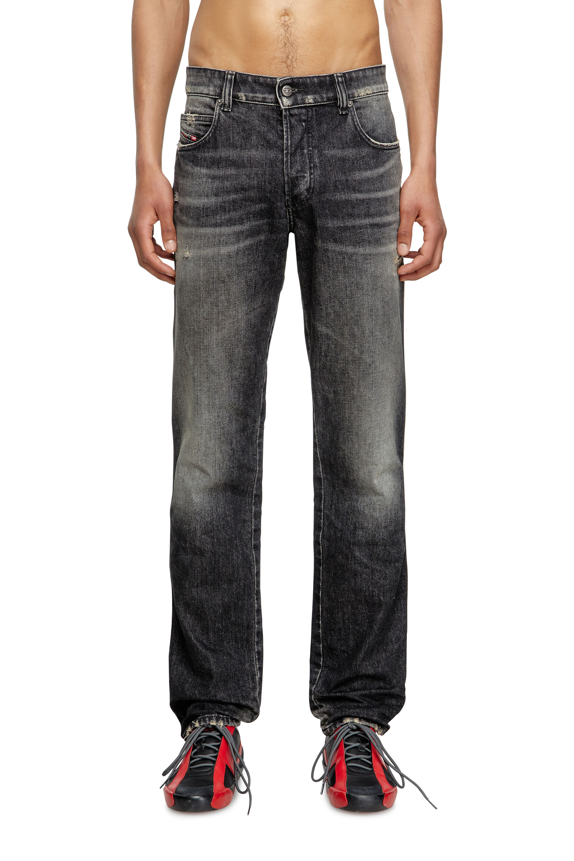 Diesel - Man's Slim Jeans 1993 D-Vyl 09M54, Black/Dark grey - 3