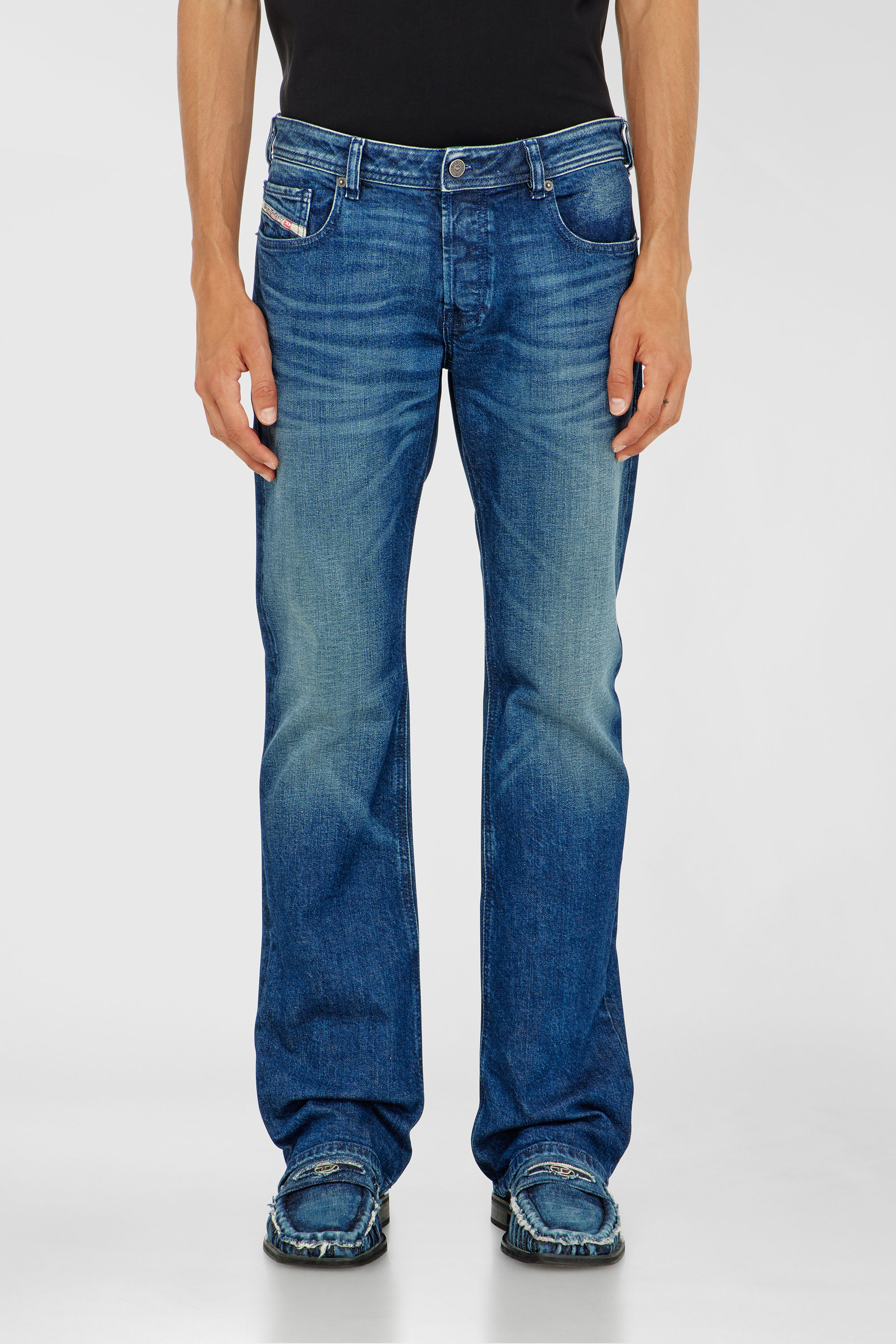 Diesel - Man's Bootcut Jeans 2007 Zatiny 09L51, Dark Blue - 1