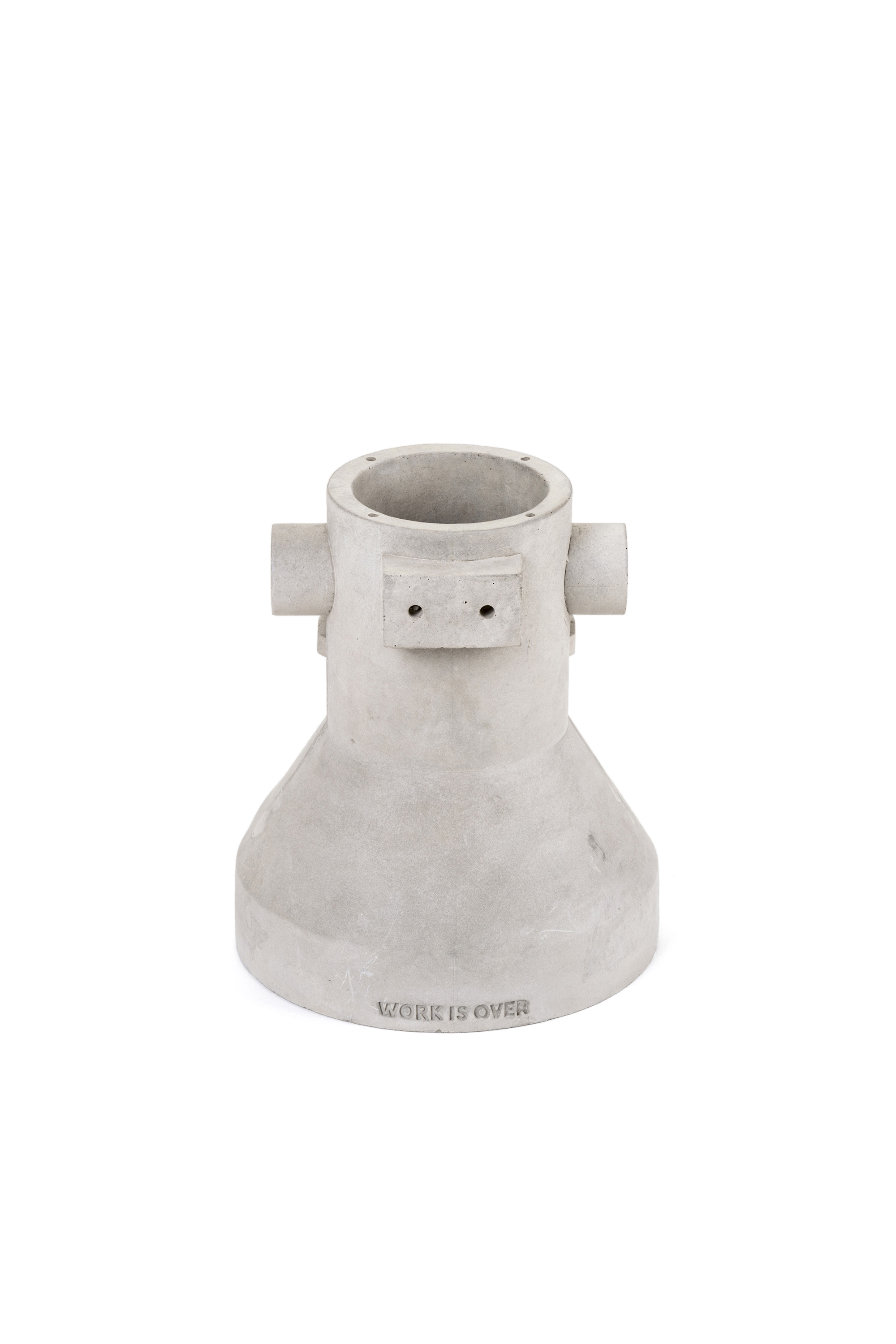 Diesel - 11066 WORK IS OVER, Unisex's Vase "Work is over" collection in Grey - 1