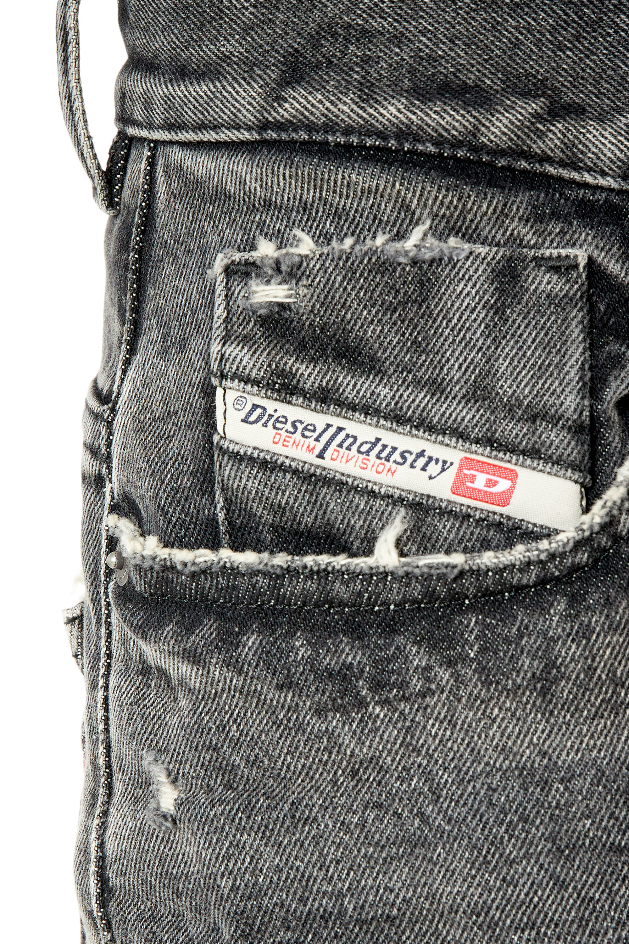 Diesel - 2000 Widee 007K8 Bootcut and Flare Jeans, Black/Dark grey - Image 3