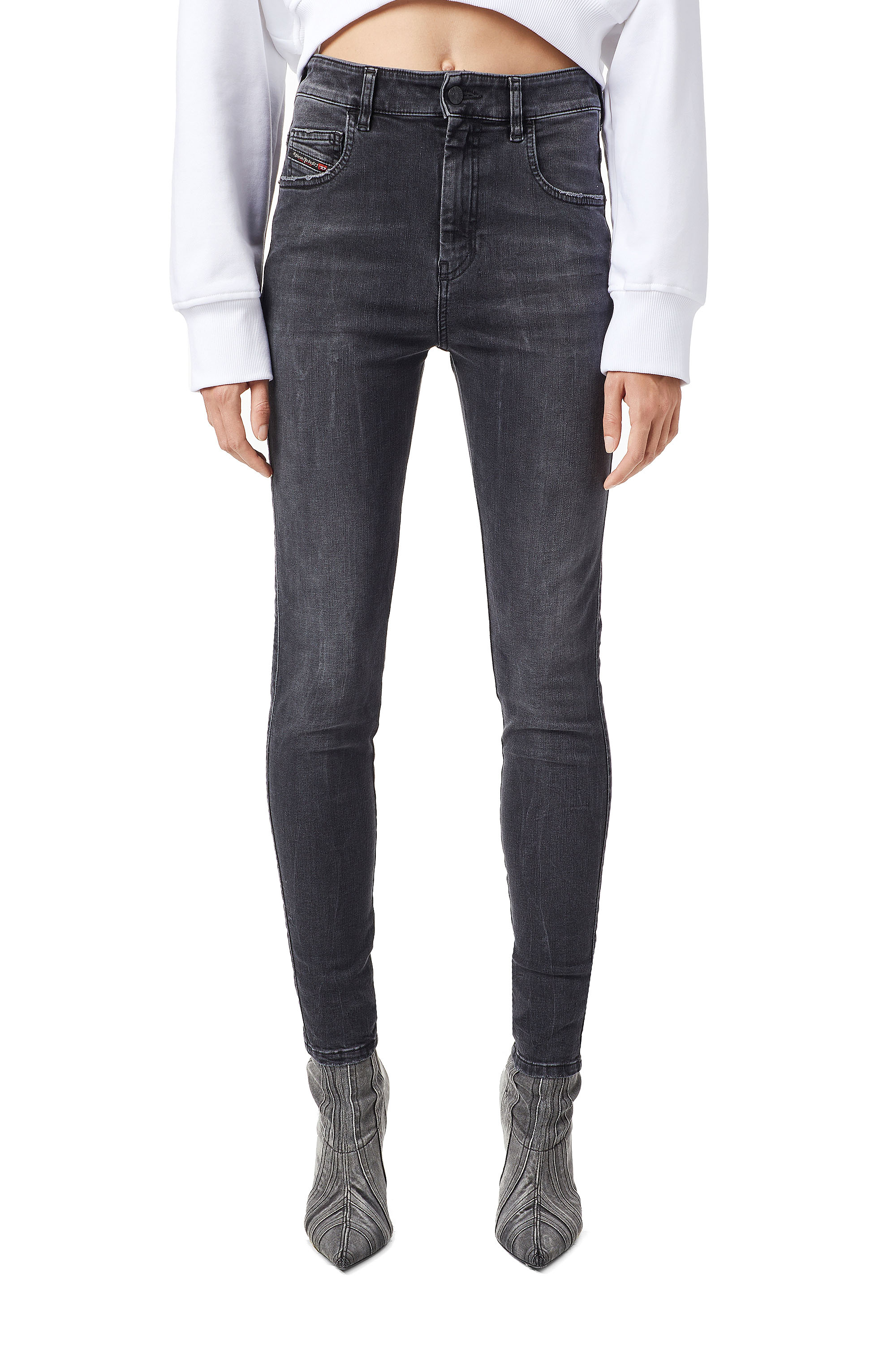Slandy High 069XP, Black/Dark grey - Jeans
