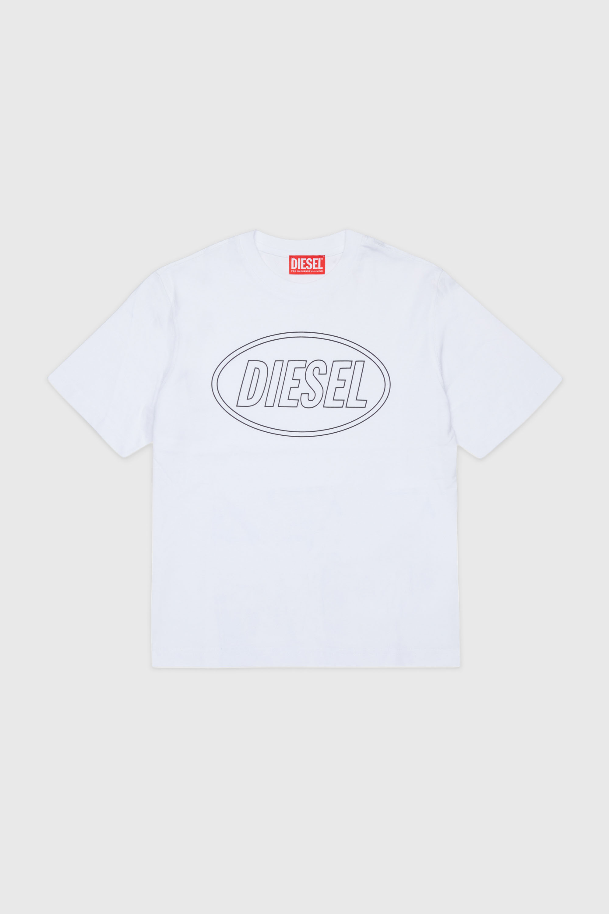 Cotton T-shirt with Diesel print