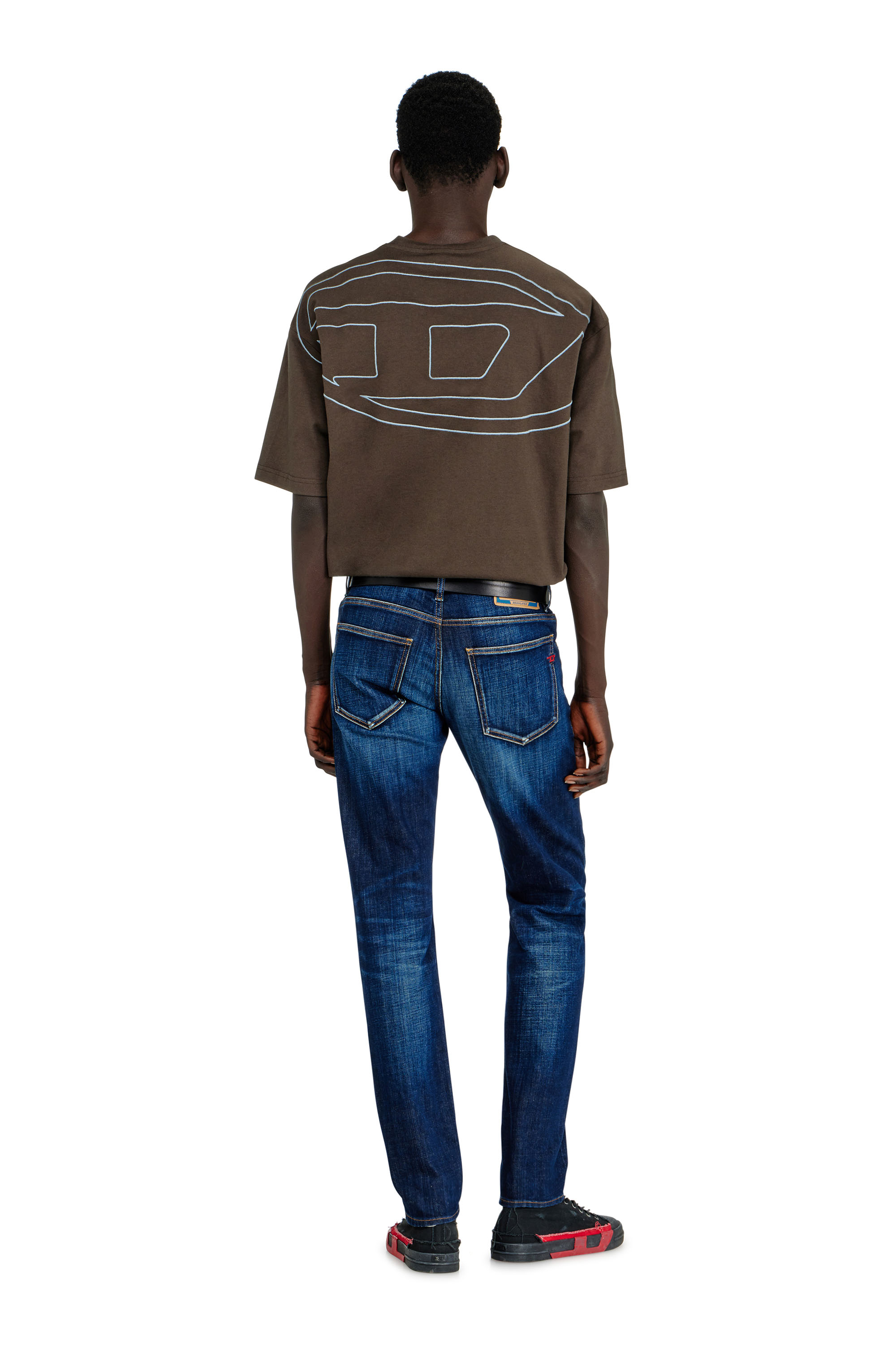 Diesel - Man's Slim Jeans 2019 D-Strukt 09L61, Medium blue - 3