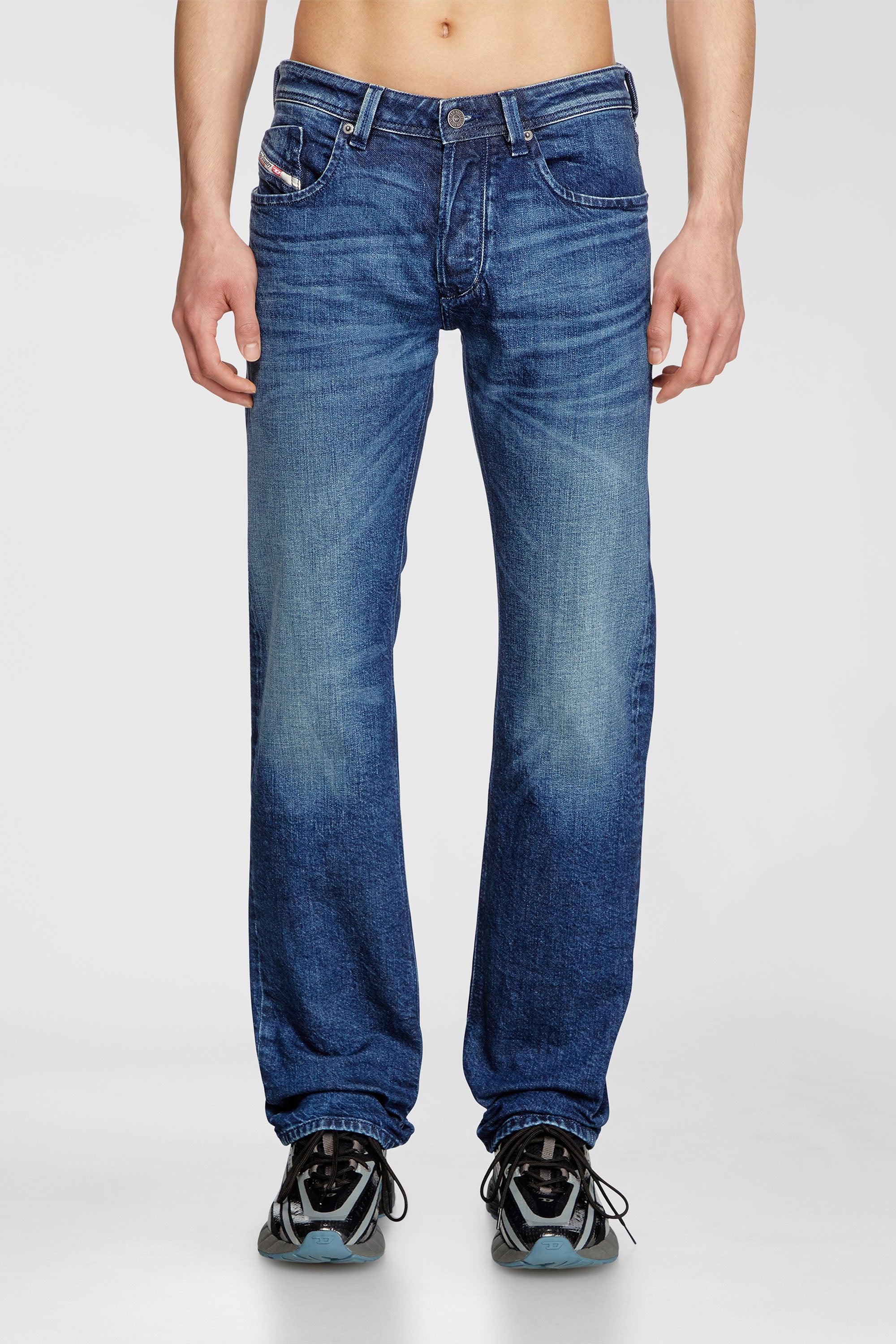 Diesel - Man's Regular Jeans 1985 Larkee 09L51, Dark Blue - 1