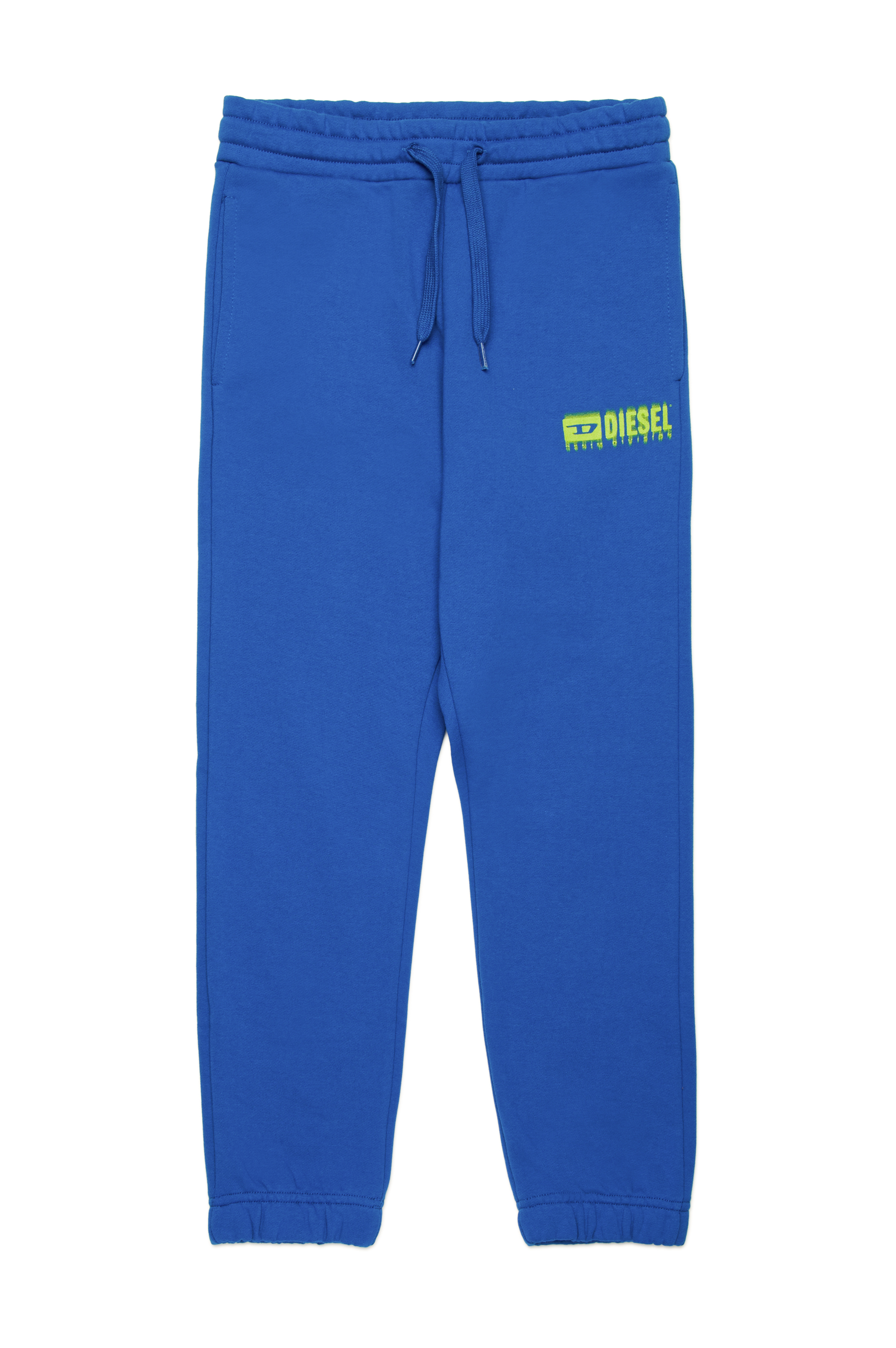 Diesel - PBASEL, Man's Sweatpants with d&eacute;grad&eacute; logo in Blue - 1