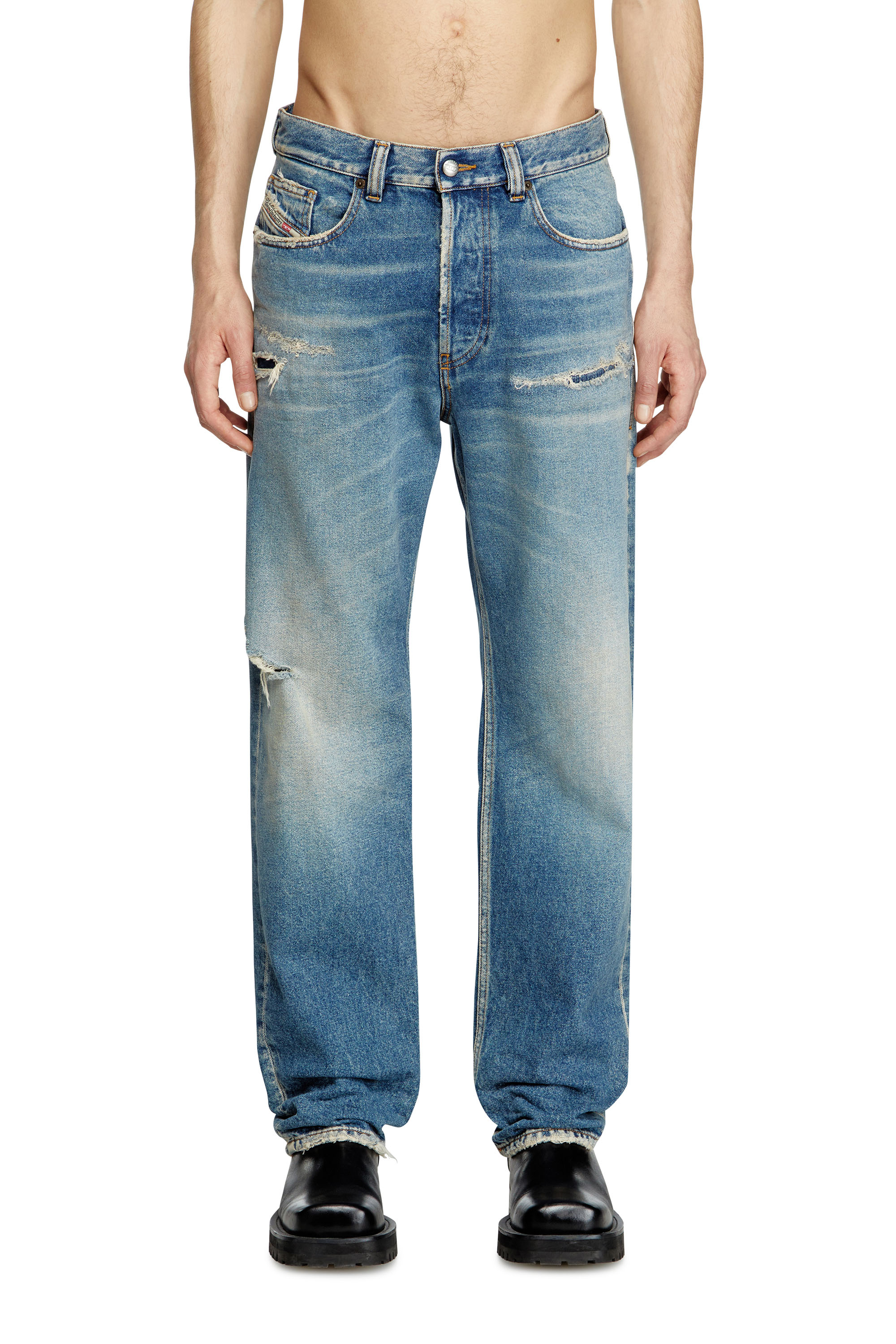 Diesel - Man's Regular Jeans 2010 D-Macs 09L43, Medium blue - 1