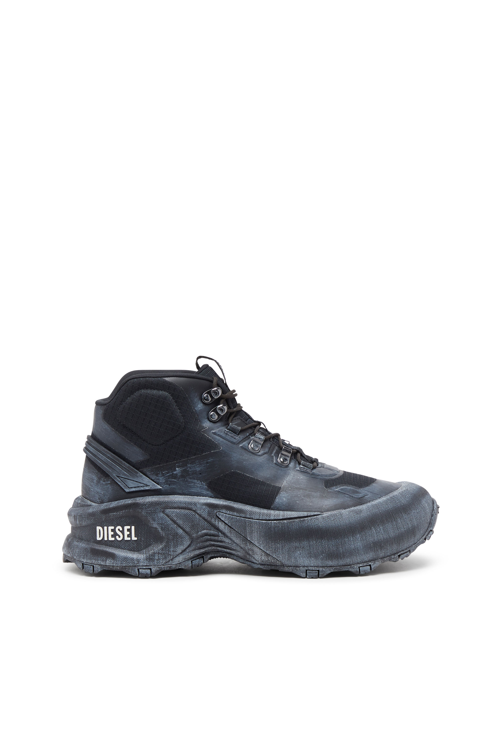 D-CAGE HIKING, Black Diesel - D-CAGE HIKING, Man's D-Cage Hiking - Sneakers in Black - 1