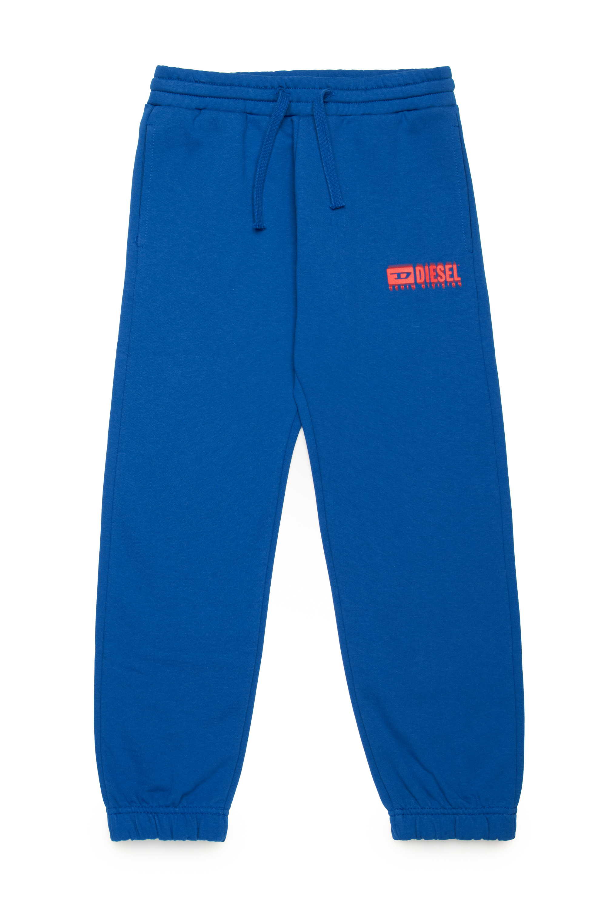 Diesel - PBASE, Man's Sweatpants with smudged logo in Blue - 1