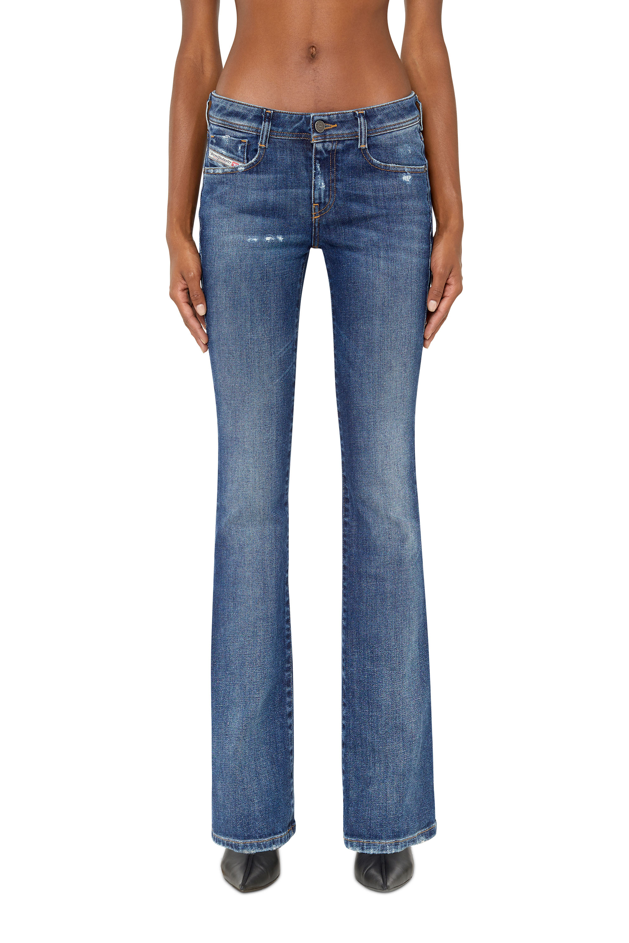 Diesel - 1969 D-Ebbey 09E45 Bootcut and Flare Jeans, Medium blue - Image 1