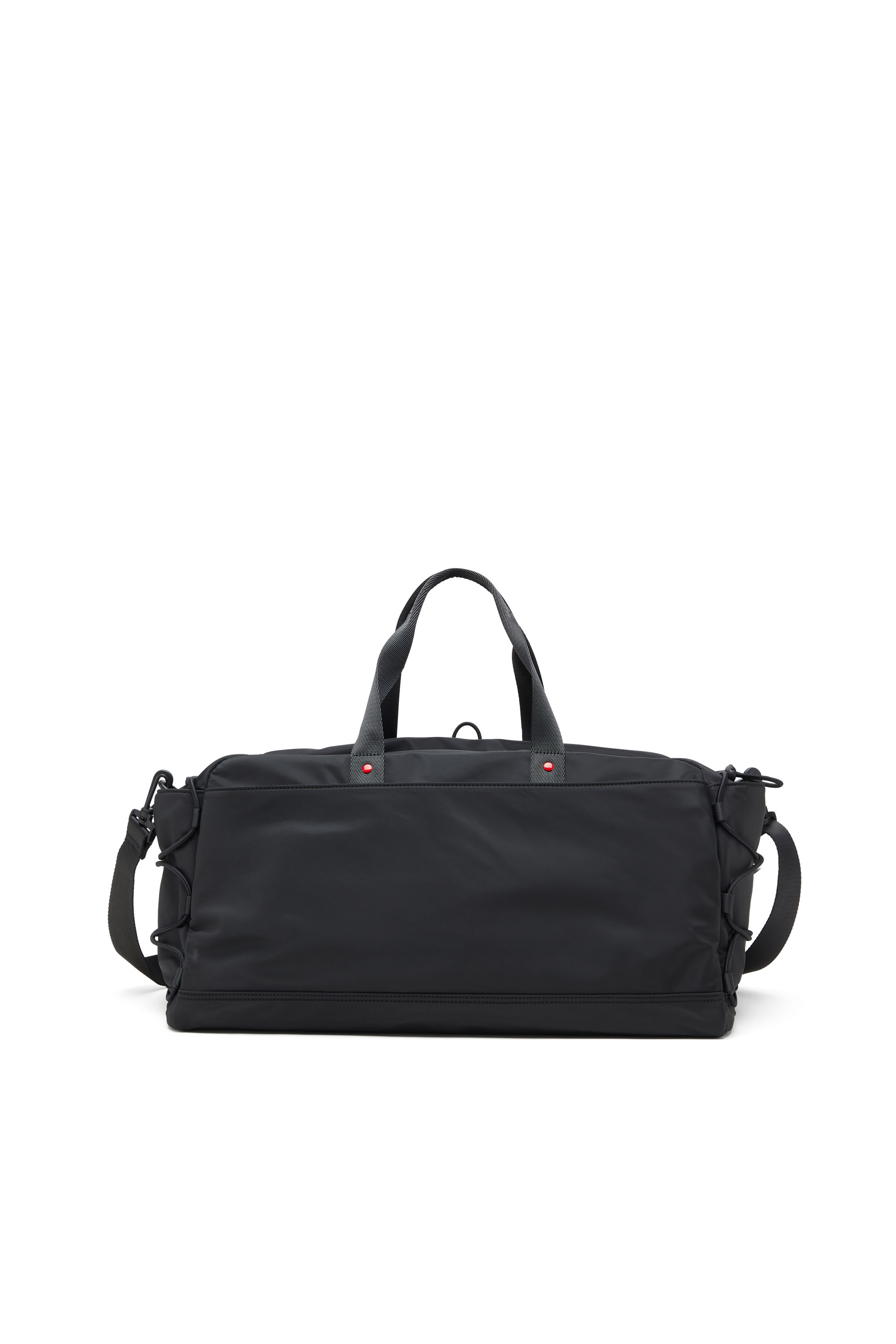 Diesel - TECH-D DUFFLE X, Unisex's Tech-D-Nylon duffle bag with Oval D embroidery in Black - 2