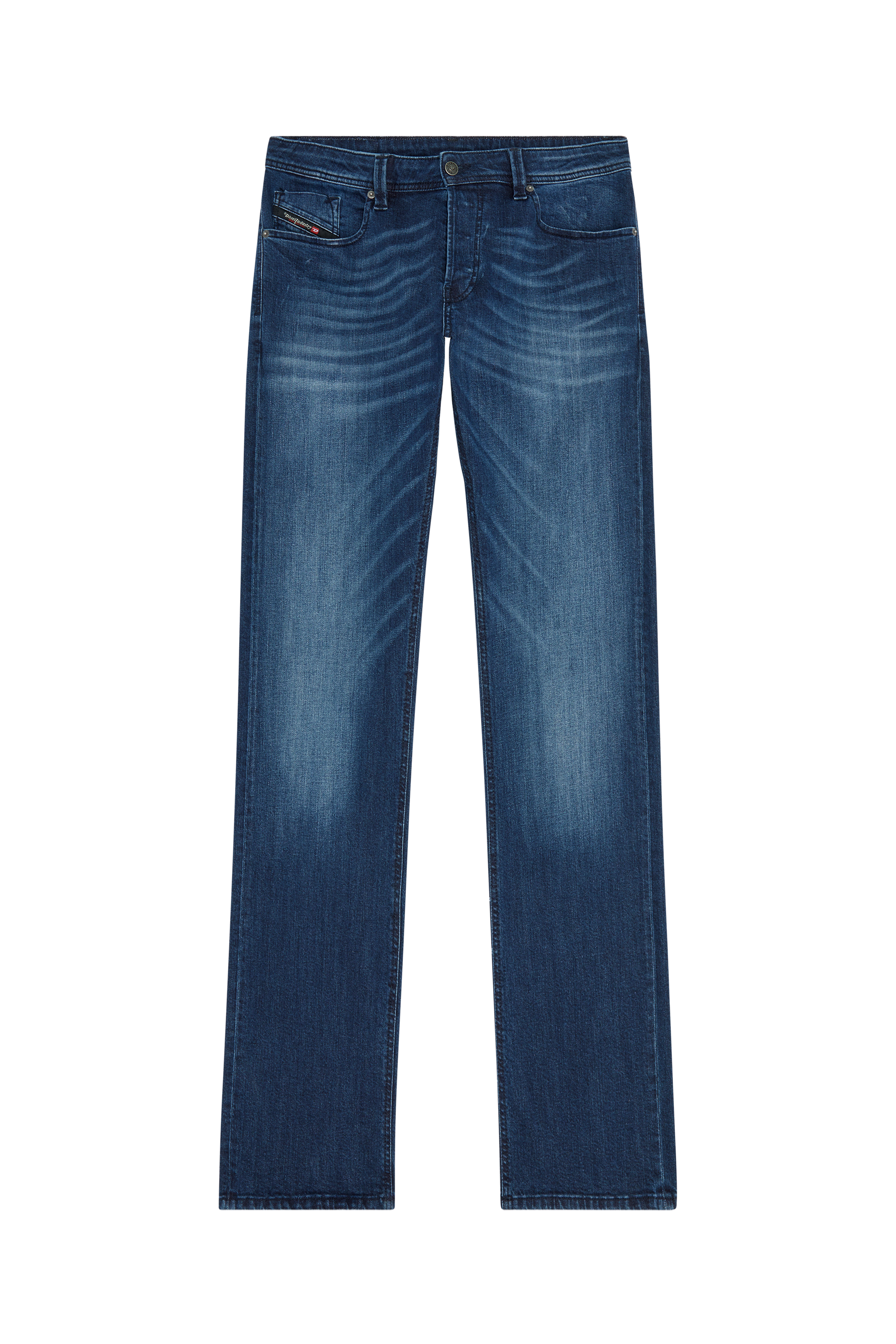 Diesel - Larkee E195W Straight Jeans, Dark Blue - Image 5