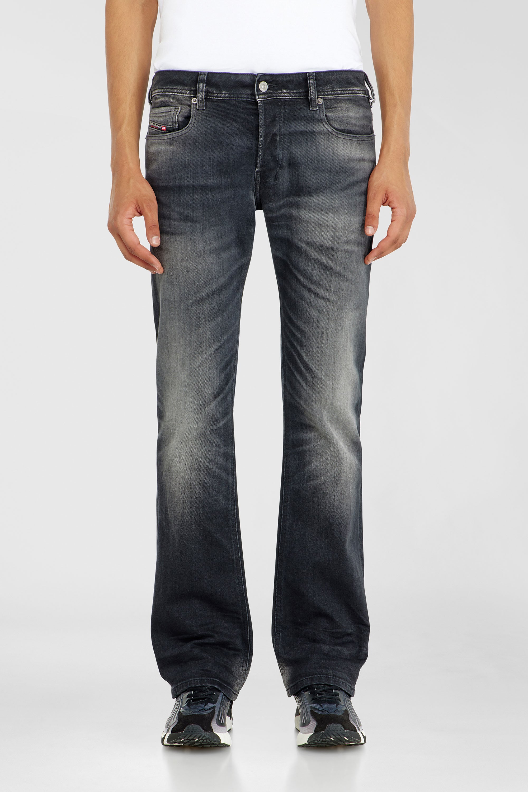 Diesel - Man's Bootcut Jeans 2007 Zatiny 09P38, Black/Dark grey - 1