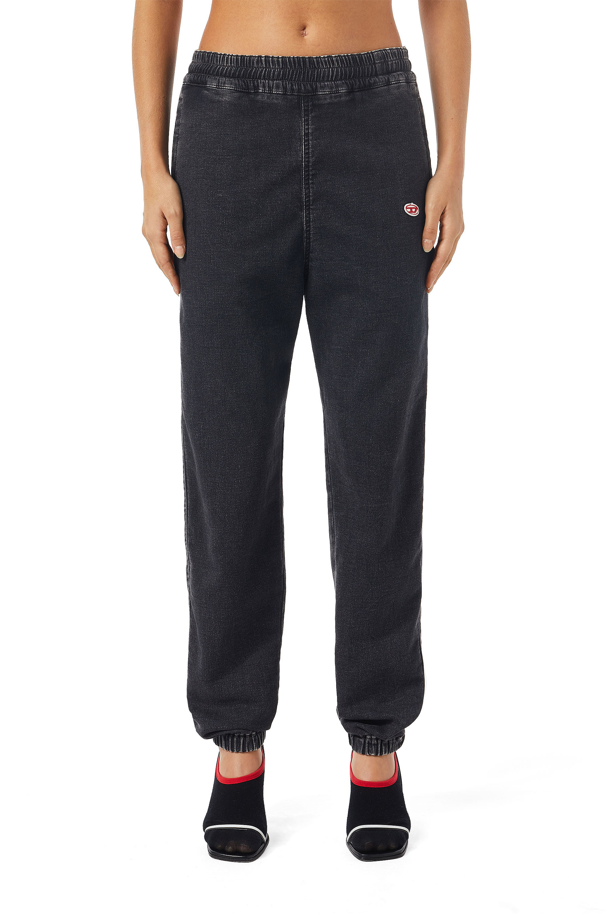 Diesel - D-Lab Track Denim 069ZE Tapered, Black/Dark grey - Image 1