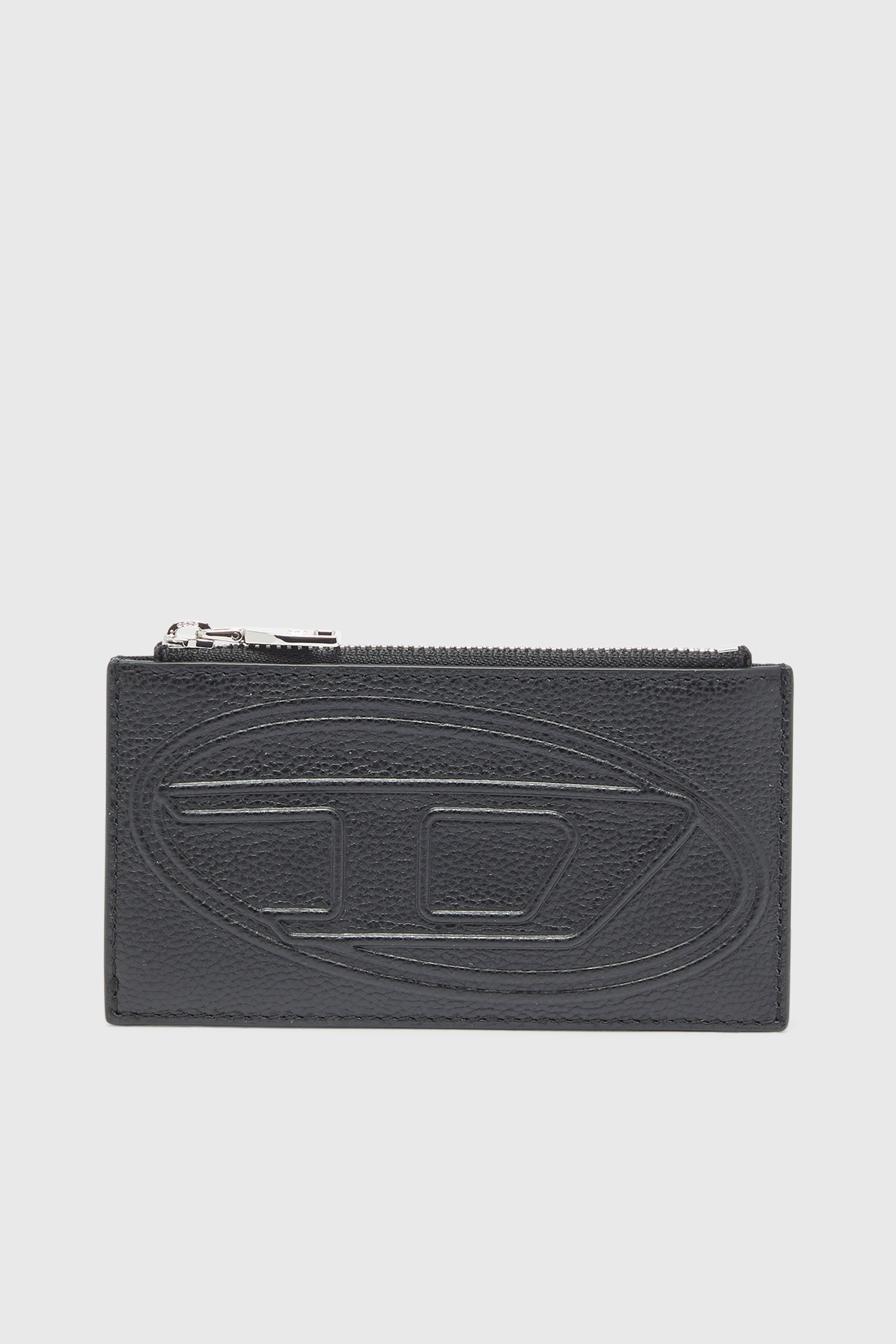 Diesel - 1DR 2.0 CARD HOLDER III, Man's Card holder in grained leather in Black - 1