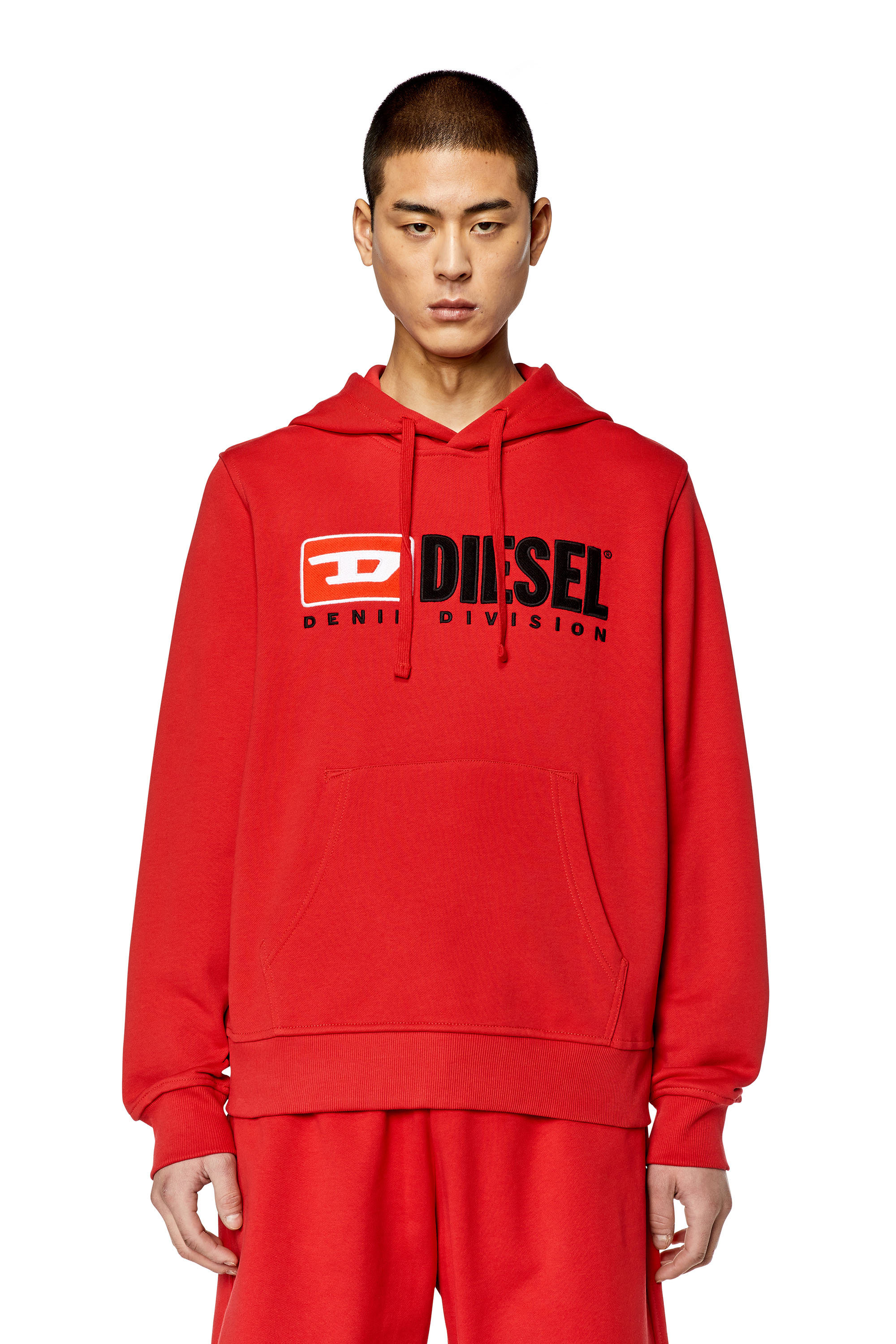 Diesel - S-GINN-HOOD-DIV, Cherry Red - Image 6