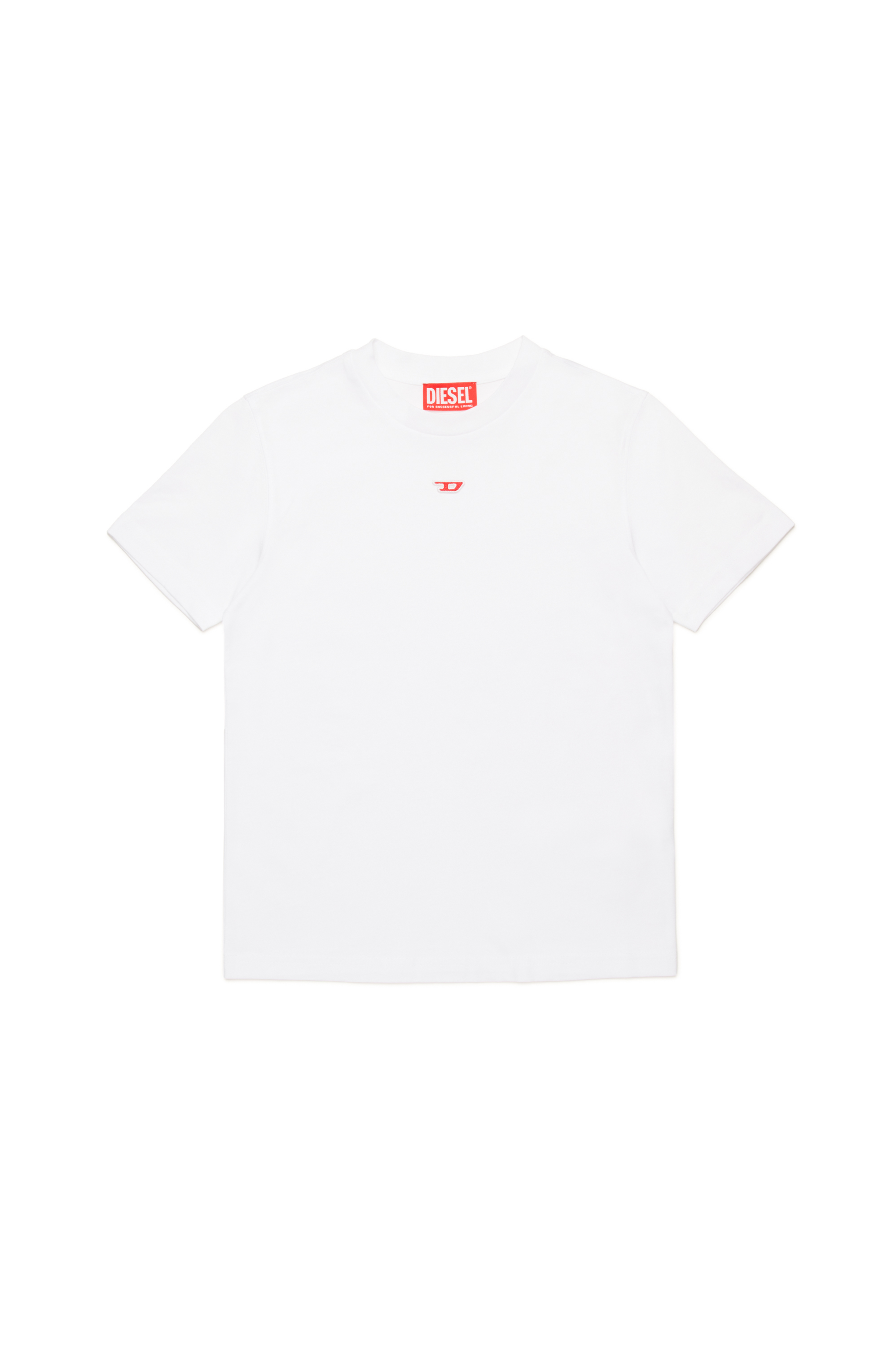 Diesel - TDIEGORD, Unisex's T-shirt with D logo in White - 1