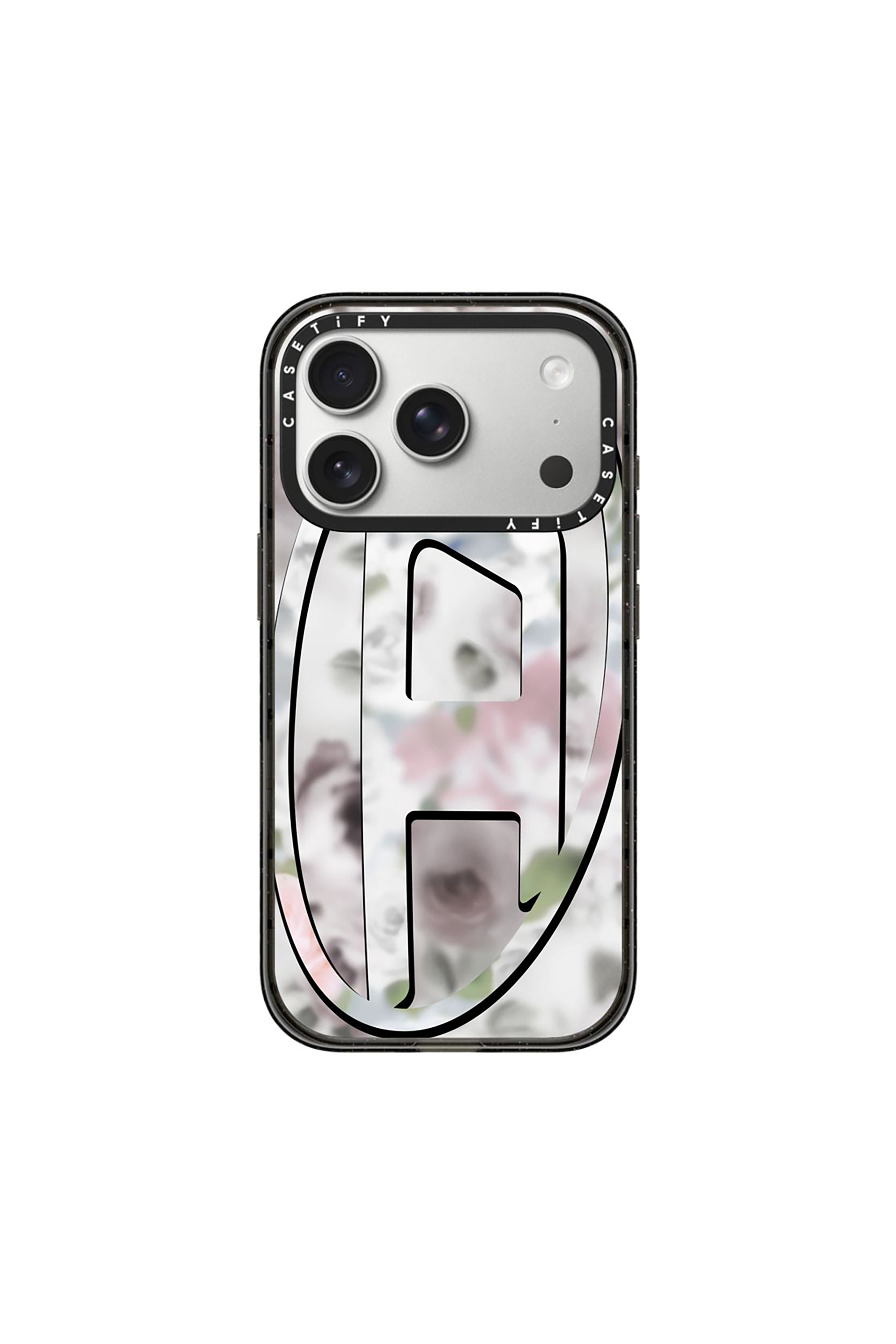 Diesel - 60528 MOULDED CASE, Unisex's Oval D impact case for iPhone 17 Pro in Black/Pink - 1