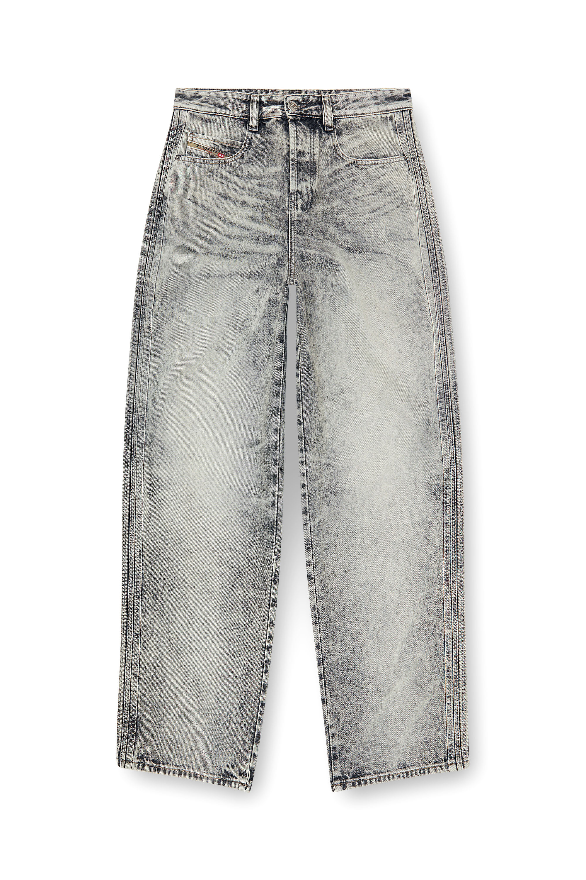 Diesel - Unisex's Relaxed Jeans 1997 D-Enim-M 09P11, Light Grey - 3