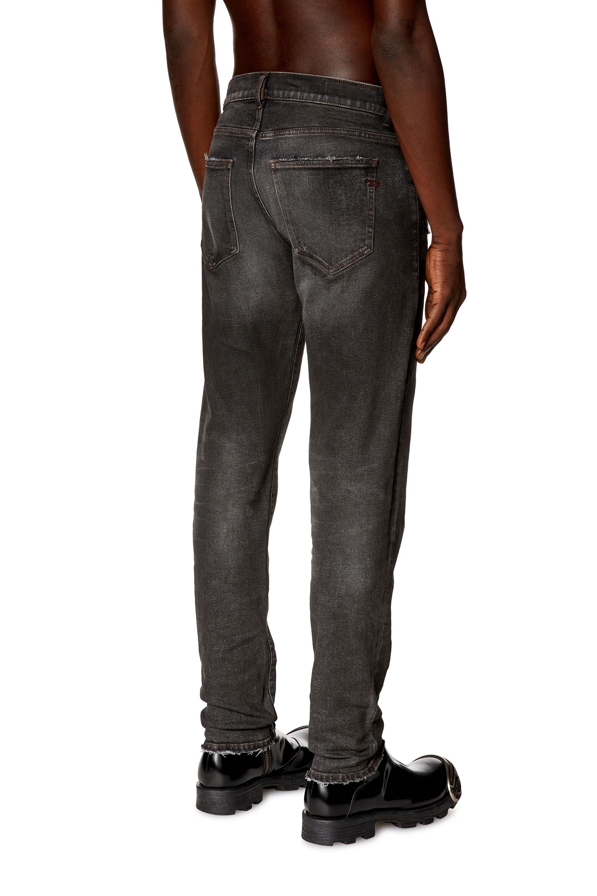 Diesel - Slim Jeans 2019 D-Strukt E9D78, Black/Dark grey - Image 1