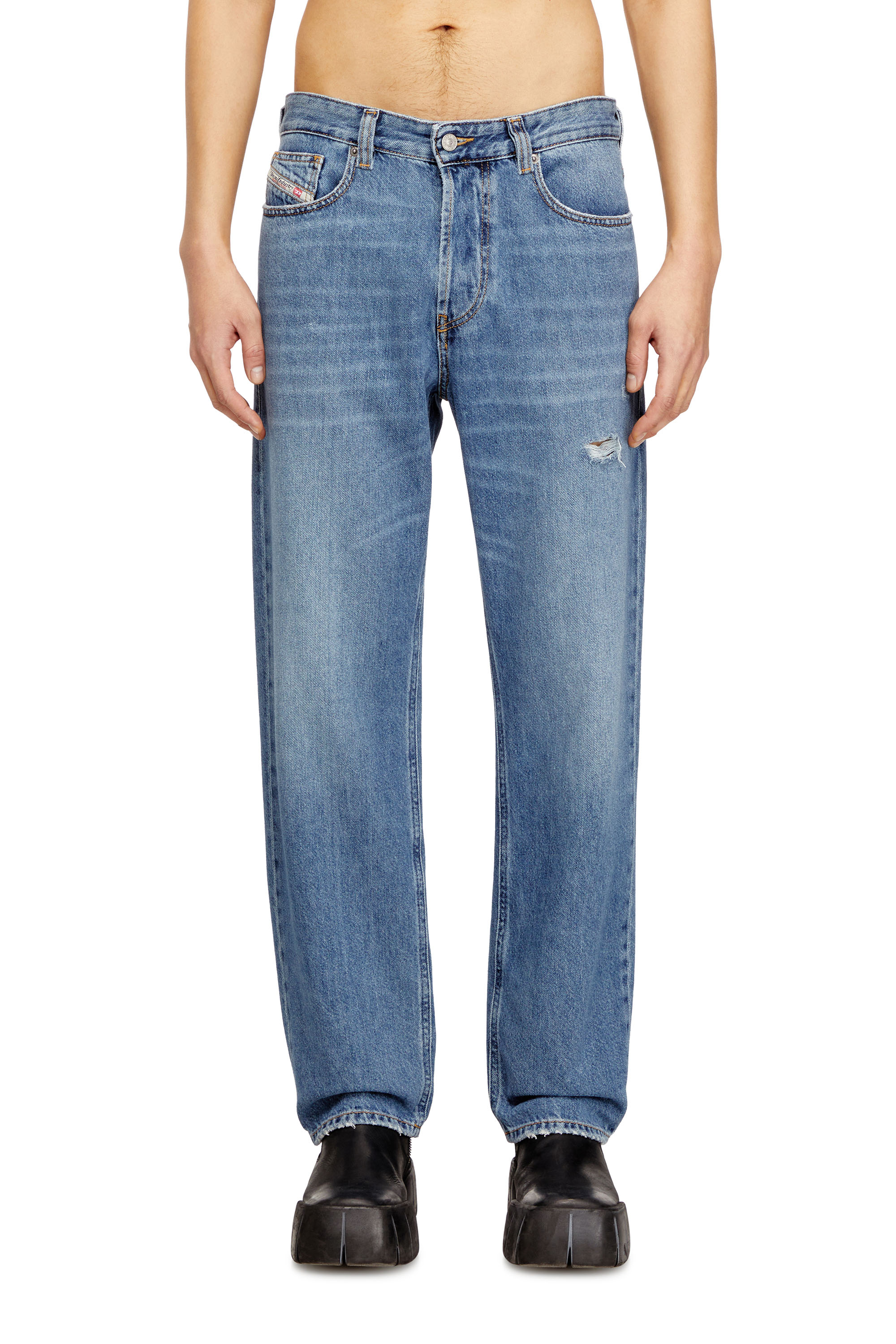 Diesel - Man's Regular Jeans 2024 D-Macs 09N69, Light Blue - 3