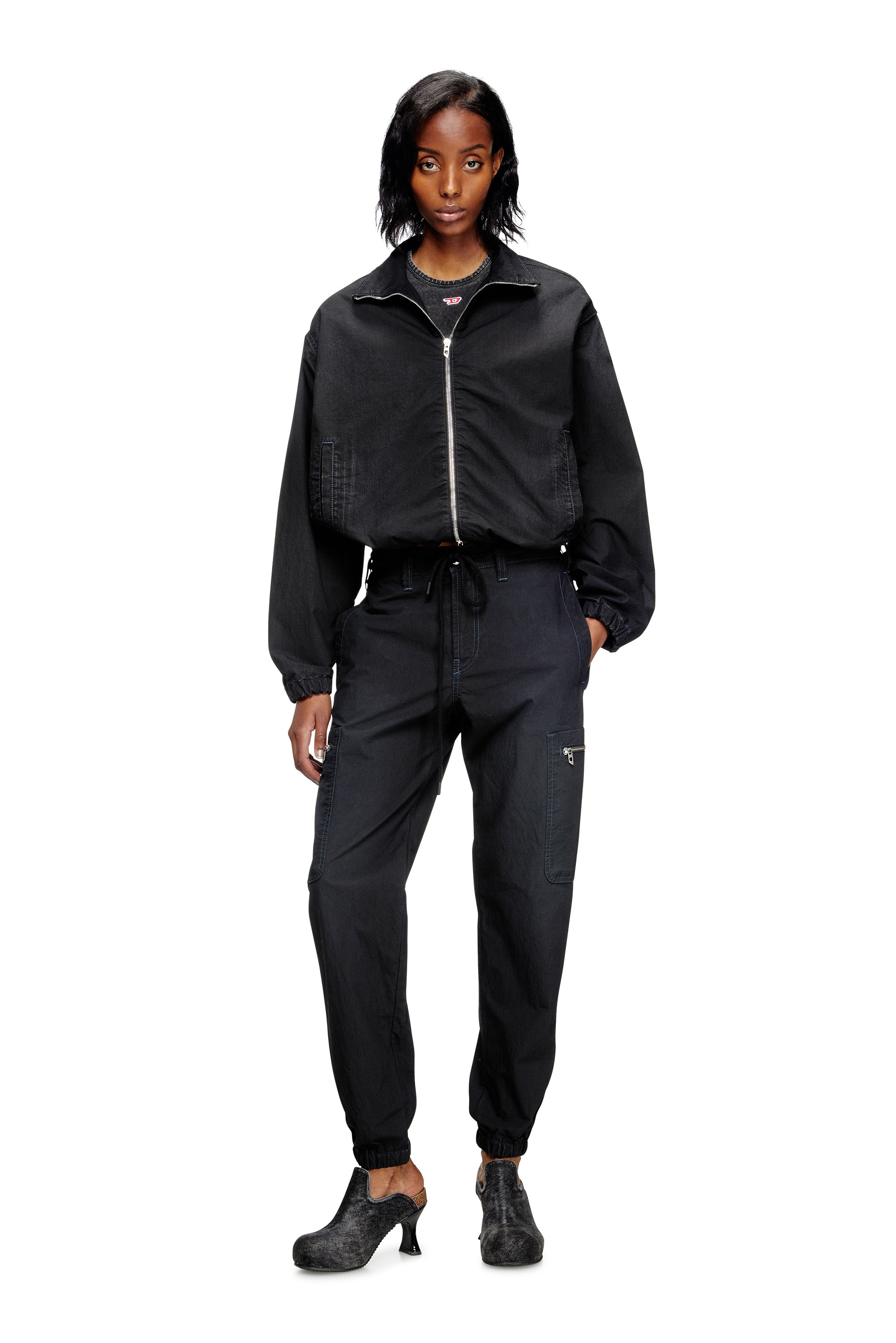 Diesel - Unisex's Slim D-Lab JoggJeans® 068SJ, Black/Dark grey - 7