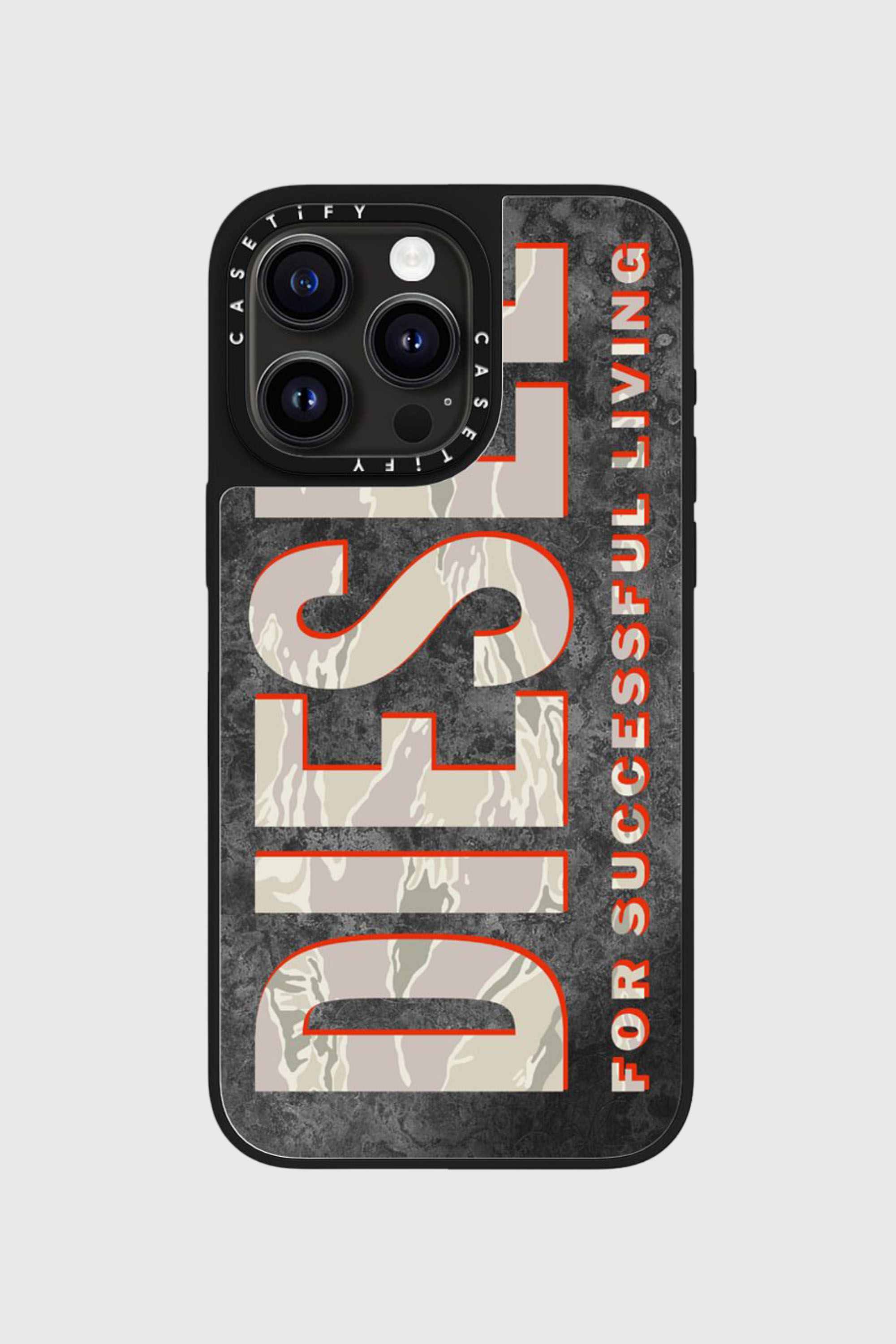 Diesel - 60329 CASETIFY MOULDED CASE, Unisex's Magsafe Camo Case iPhone 15 Pro Max in Brown/White - 4