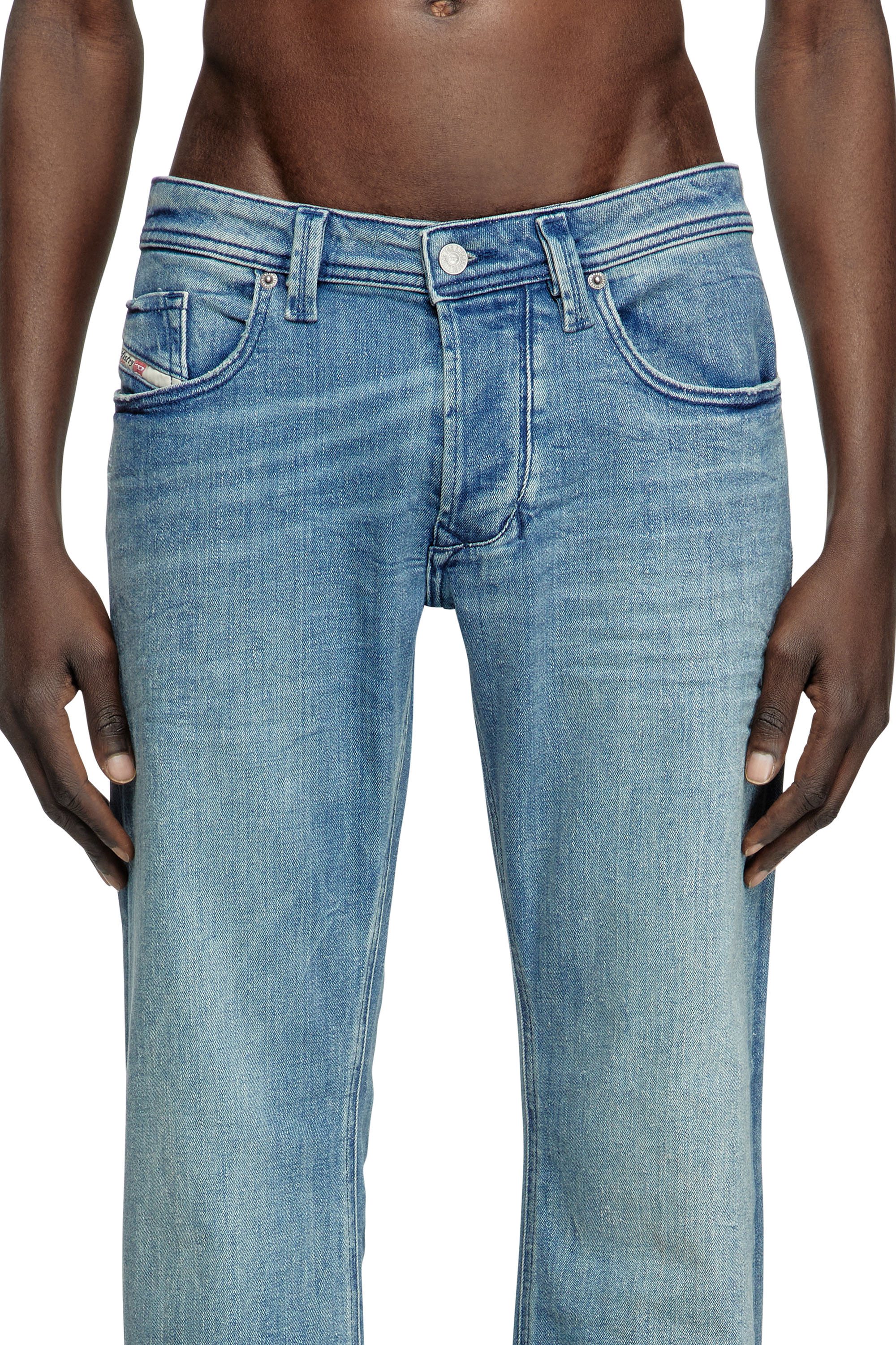 Regular Jeans 1985 Larkee 0BMBW, Medium blue Diesel - Man's Regular Jeans 1985 Larkee 0BMBW, Medium blue - 5