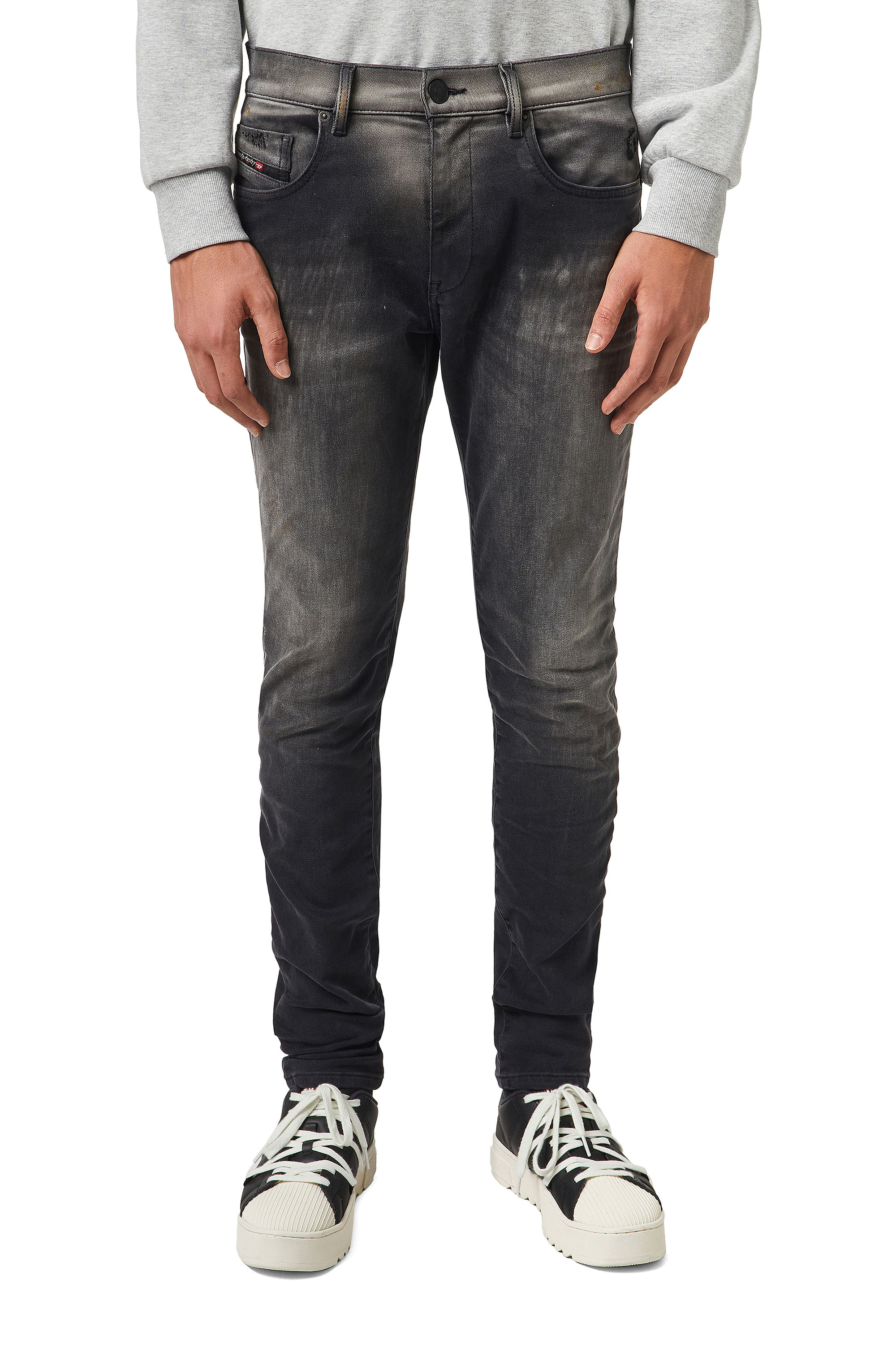 D-Strukt JoggJeans® 09B04, Black/Dark grey - Jeans