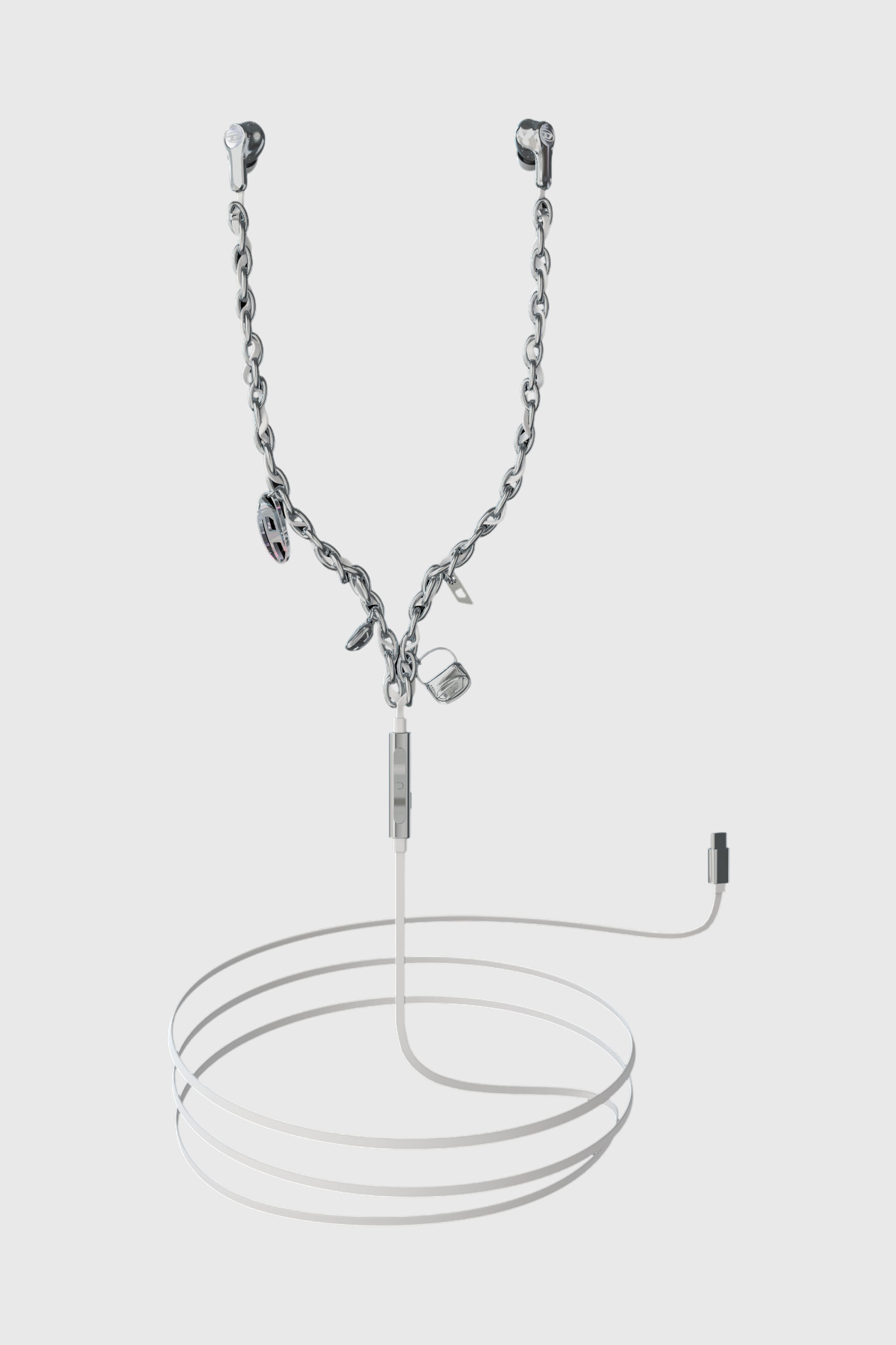 Wired Earbuds and charms