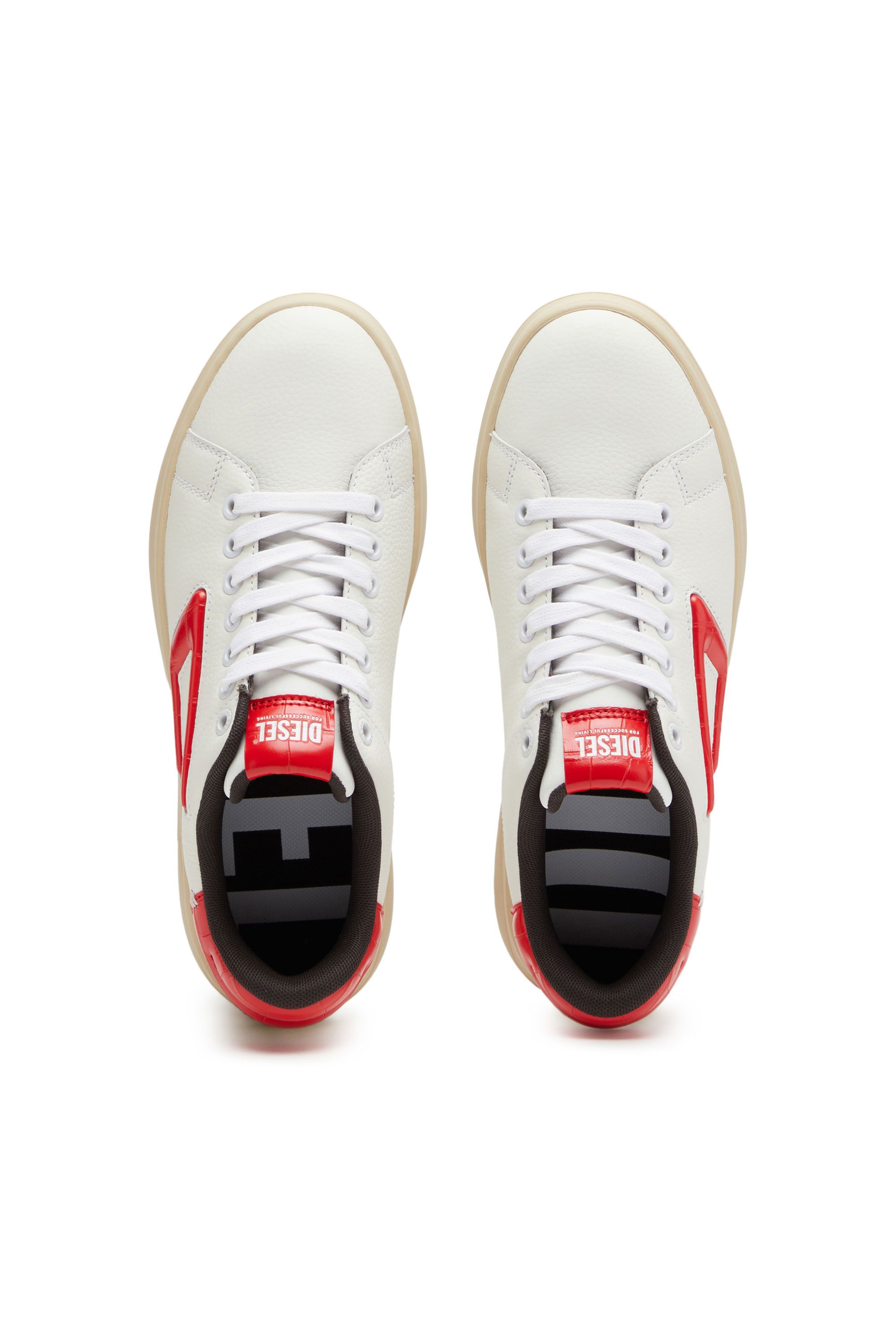 Diesel - S-ATHENE LOW W, White/Red - Image 5