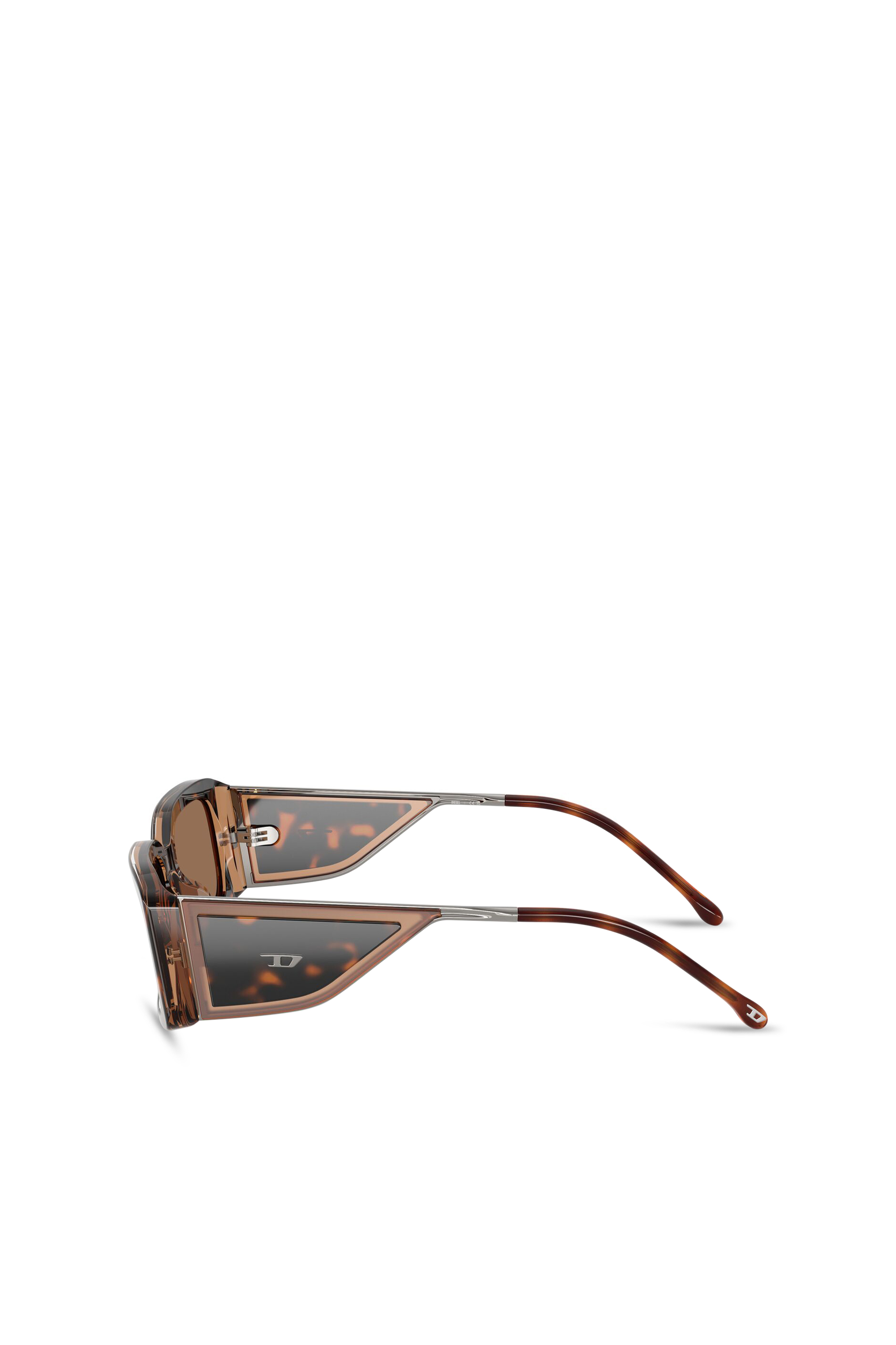 Diesel - 0DL2017U, Unisex's Rectangle sunglasses in Brown - 2