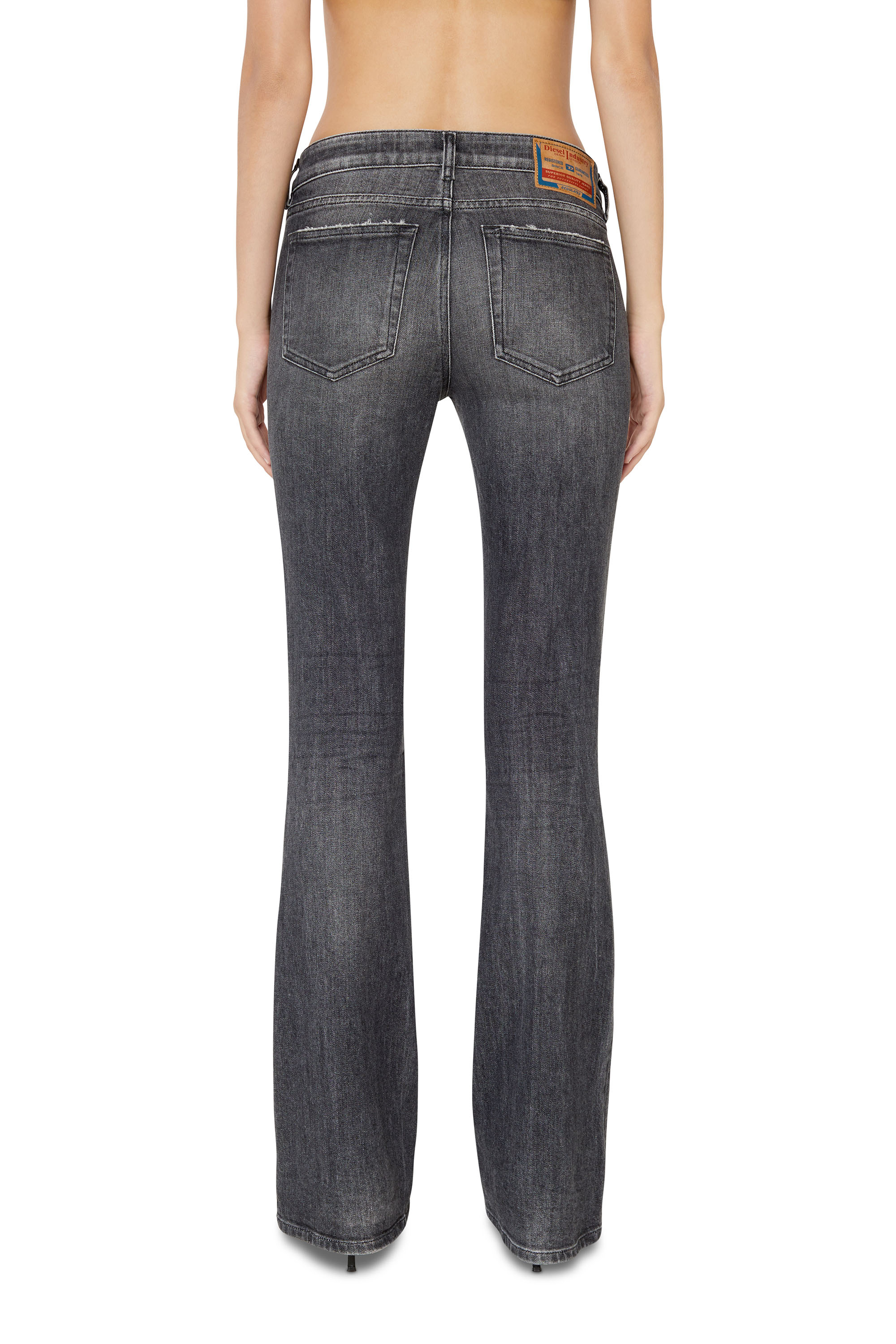 Diesel - 1969 D-Ebbey 09E46 Bootcut and Flare Jeans, Black/Dark grey - Image 2
