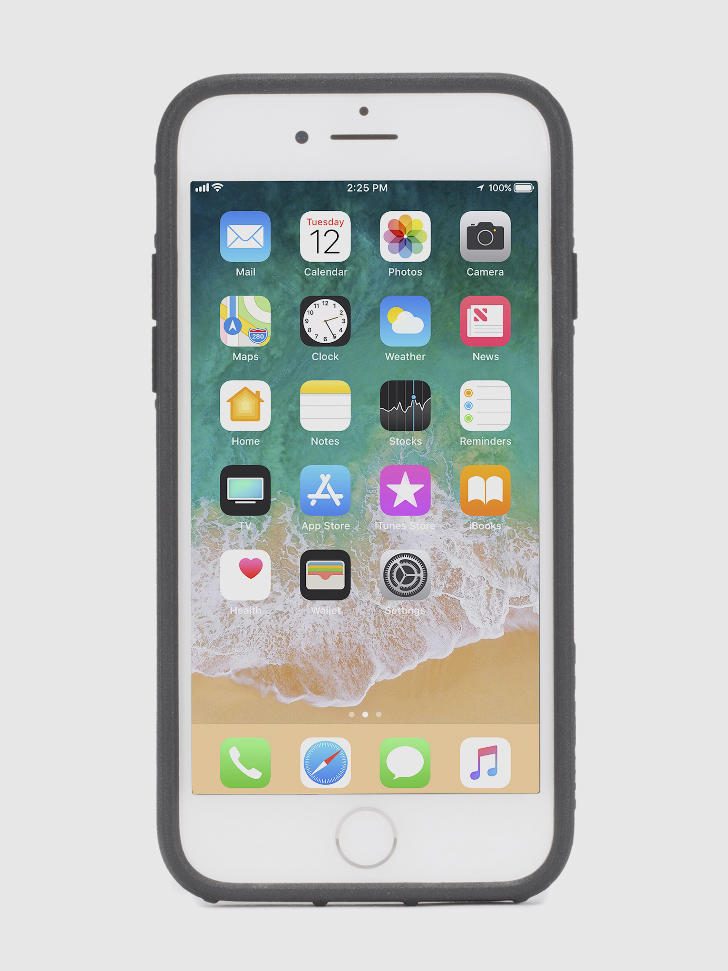 ZIP OLIVE LEATHER IPHONE 8 PLUS/7 PLUS/6s PLUS/6 PLUS CASE, 