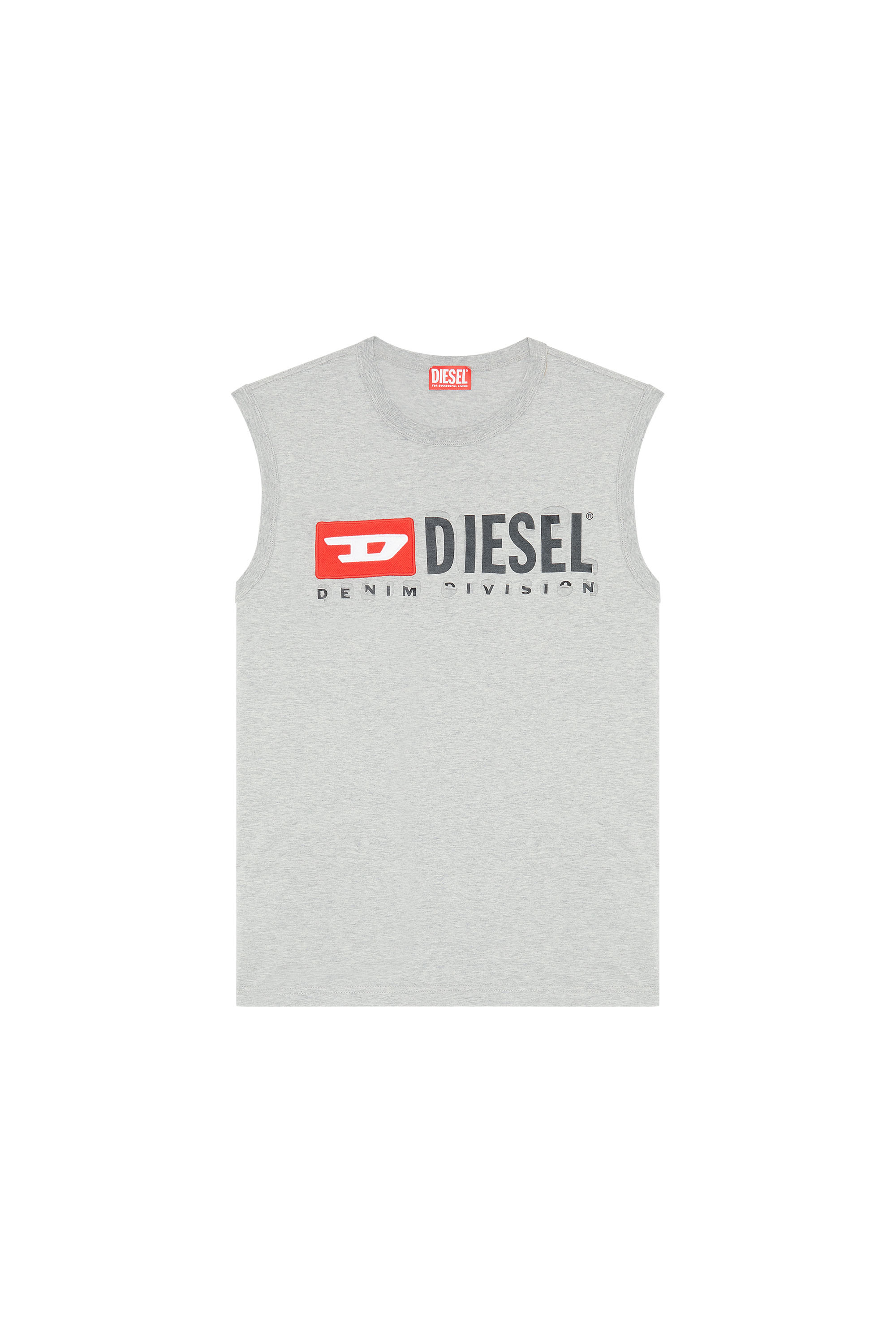 Diesel - T-BISCO-DIVSTROYED, Grey - Image 5