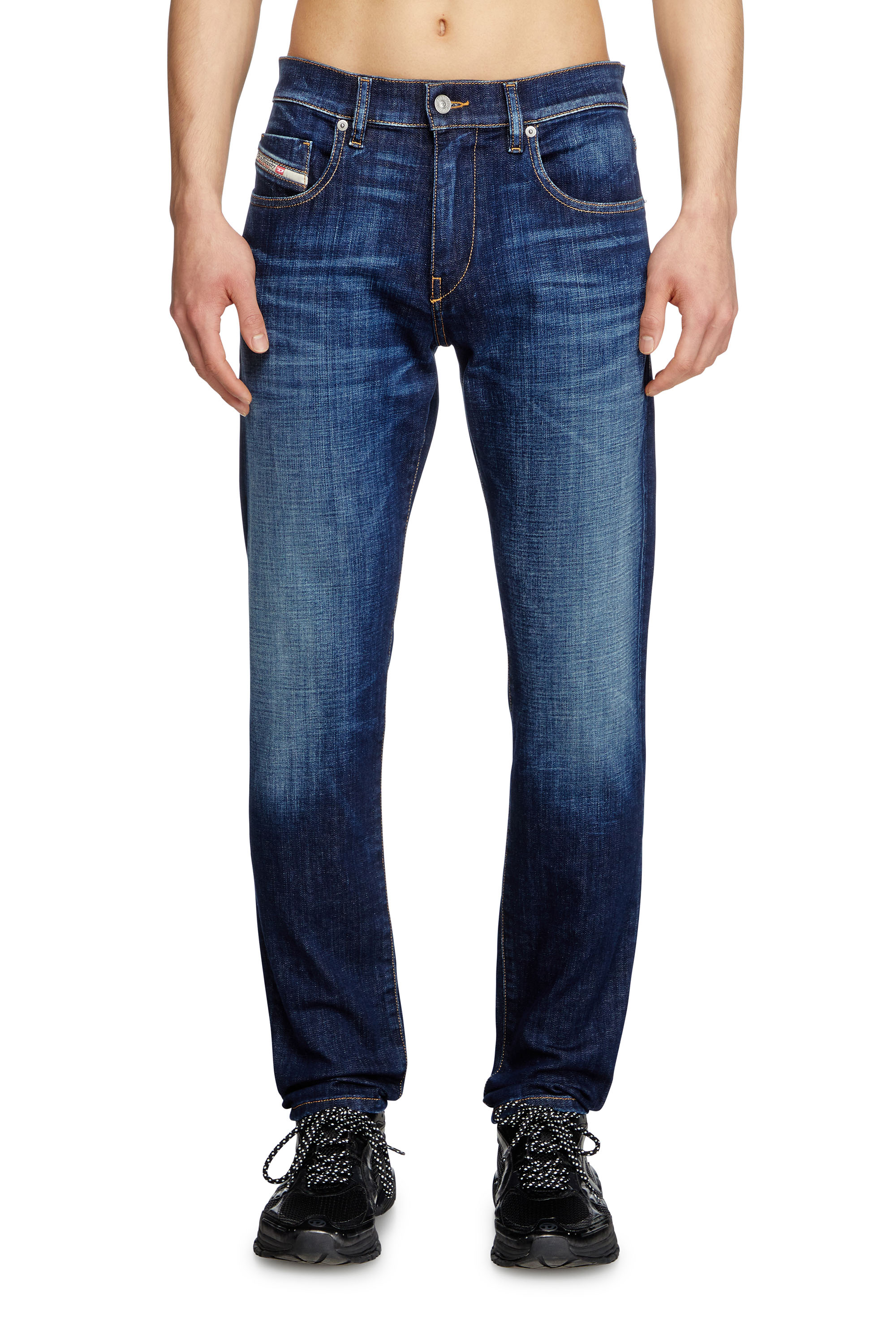 Diesel - Man's Slim Jeans 2019 D-Strukt 09L61, Medium blue - 3